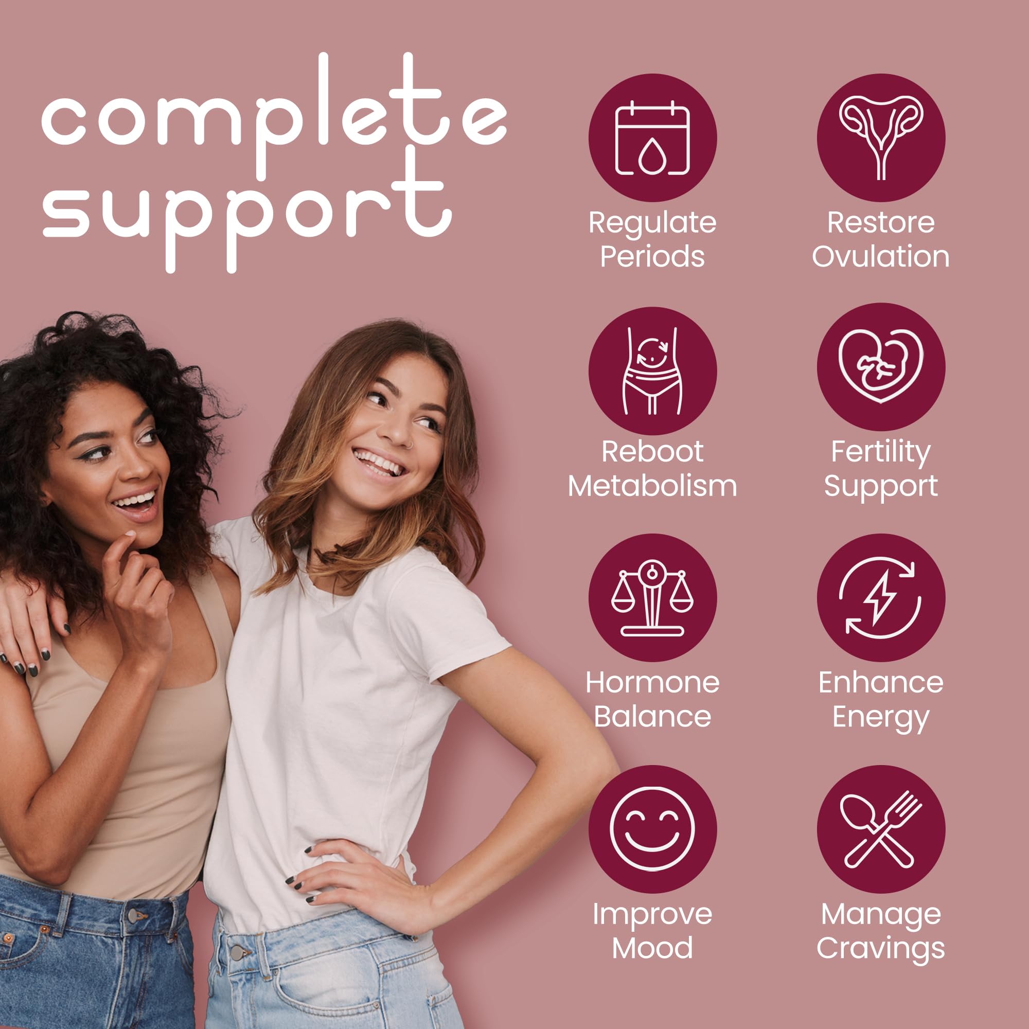 Myo and D-Chiro Inositol Complex - 4000mg per 4 Tablets - 120 Tablets (30 Day Supply) VitaBright