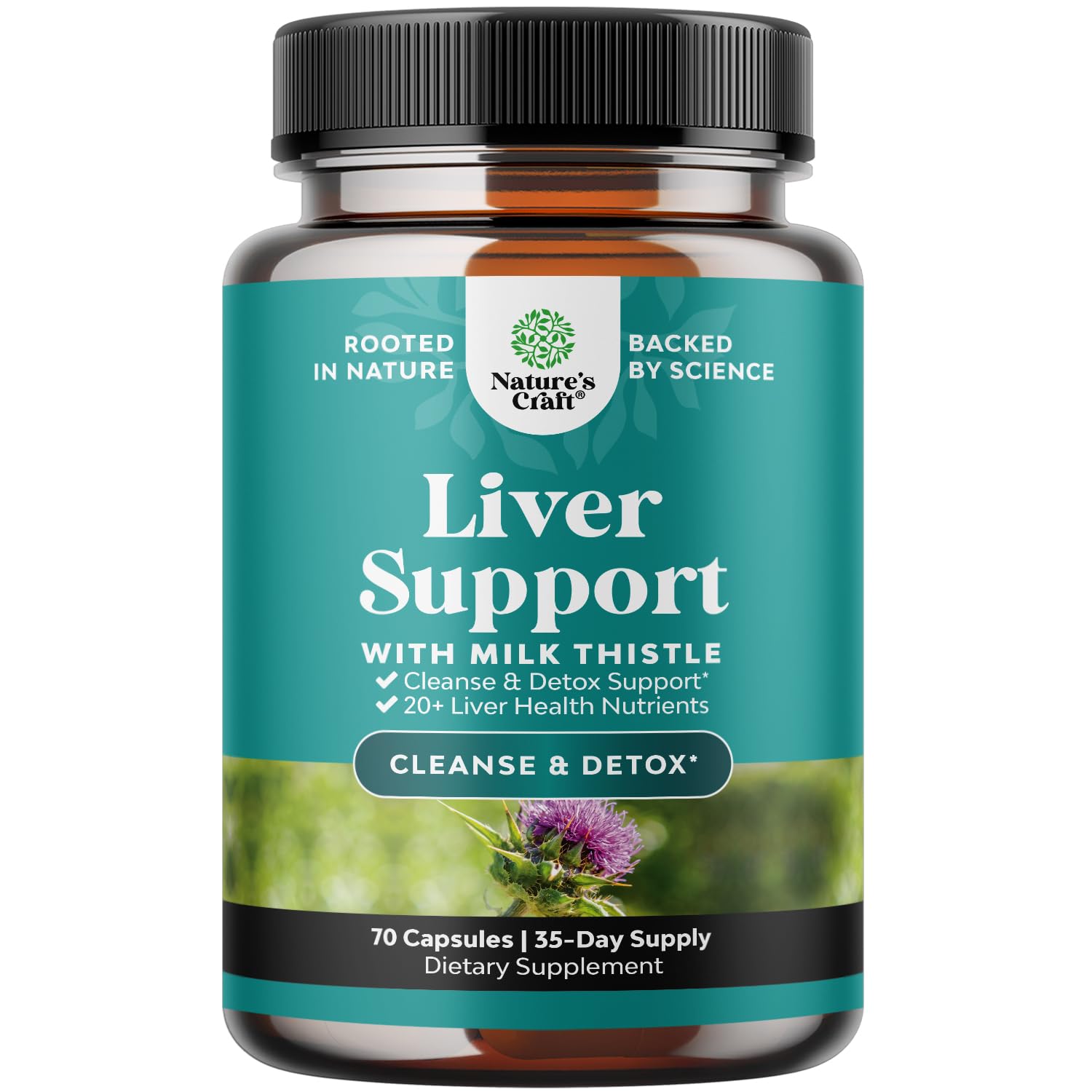 Liver Cleanse Detox & Repair Formula - Herbal Liver Support Supplement