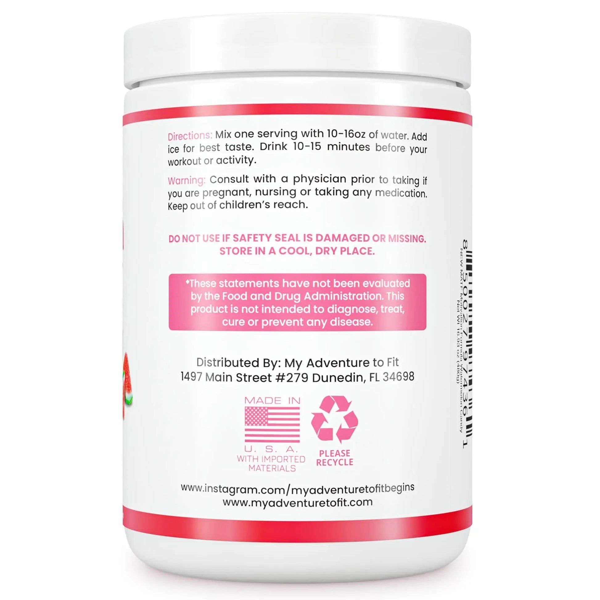 Pre Workout Powder for Men - Gluten Free Preworkout with Creatine for Muscle Endurance My Adventure to Fit