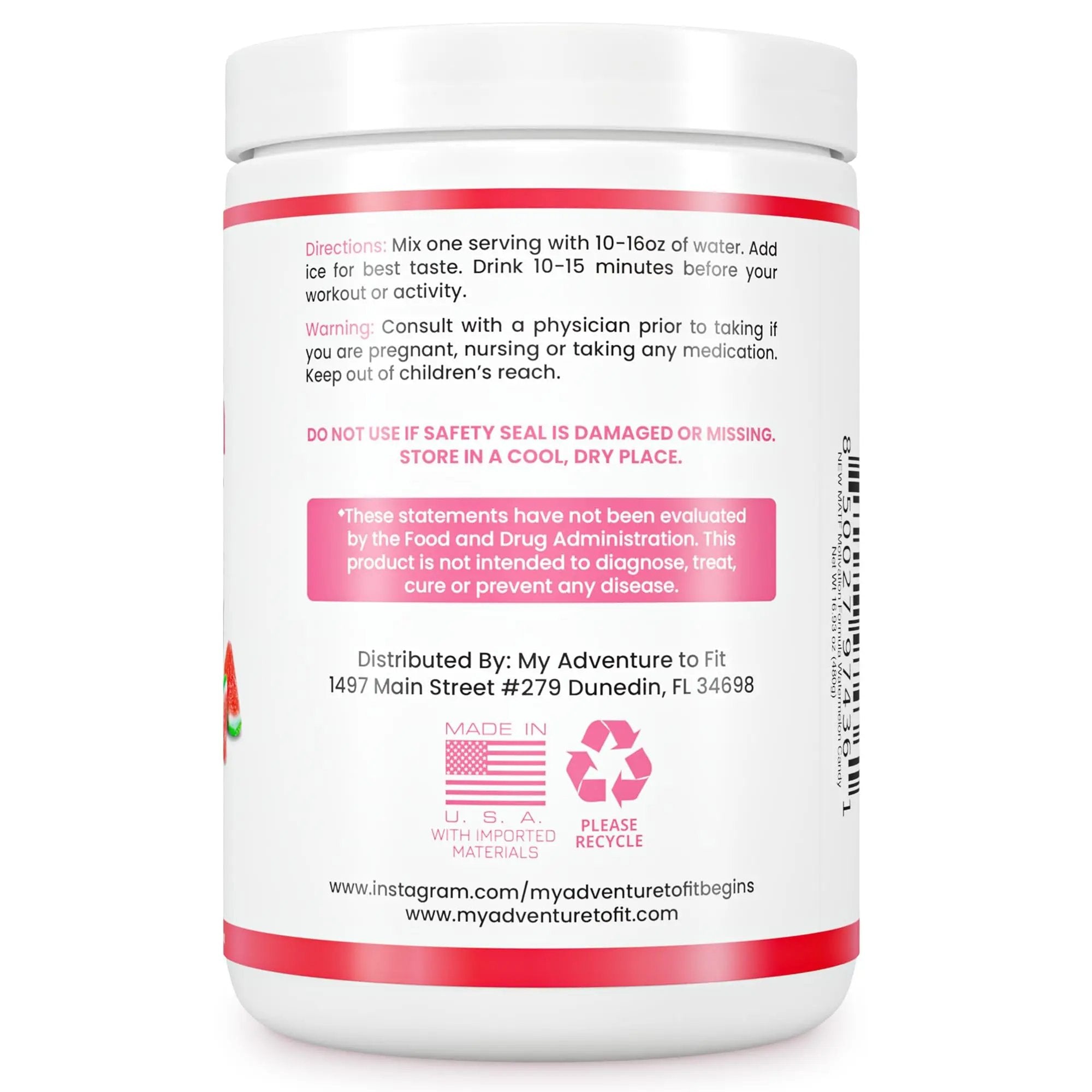 Pre Workout Powder for Men - Gluten Free Preworkout with Creatine for Muscle Endurance My Adventure to Fit