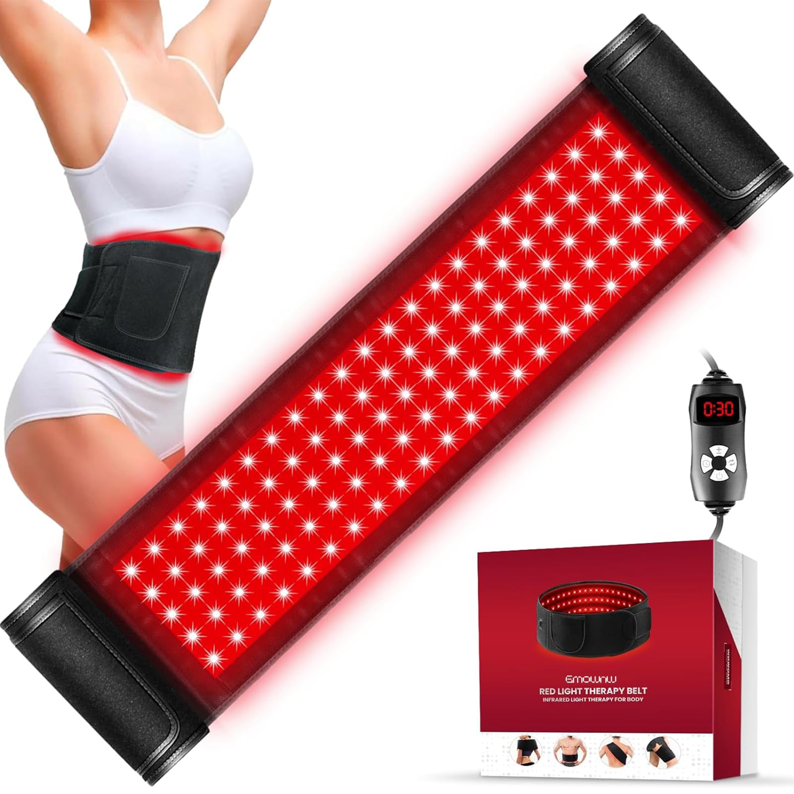 Red Light Therapy for Body, Infrared Light Therapy for Shoulder Waist Muscle Pain Relief