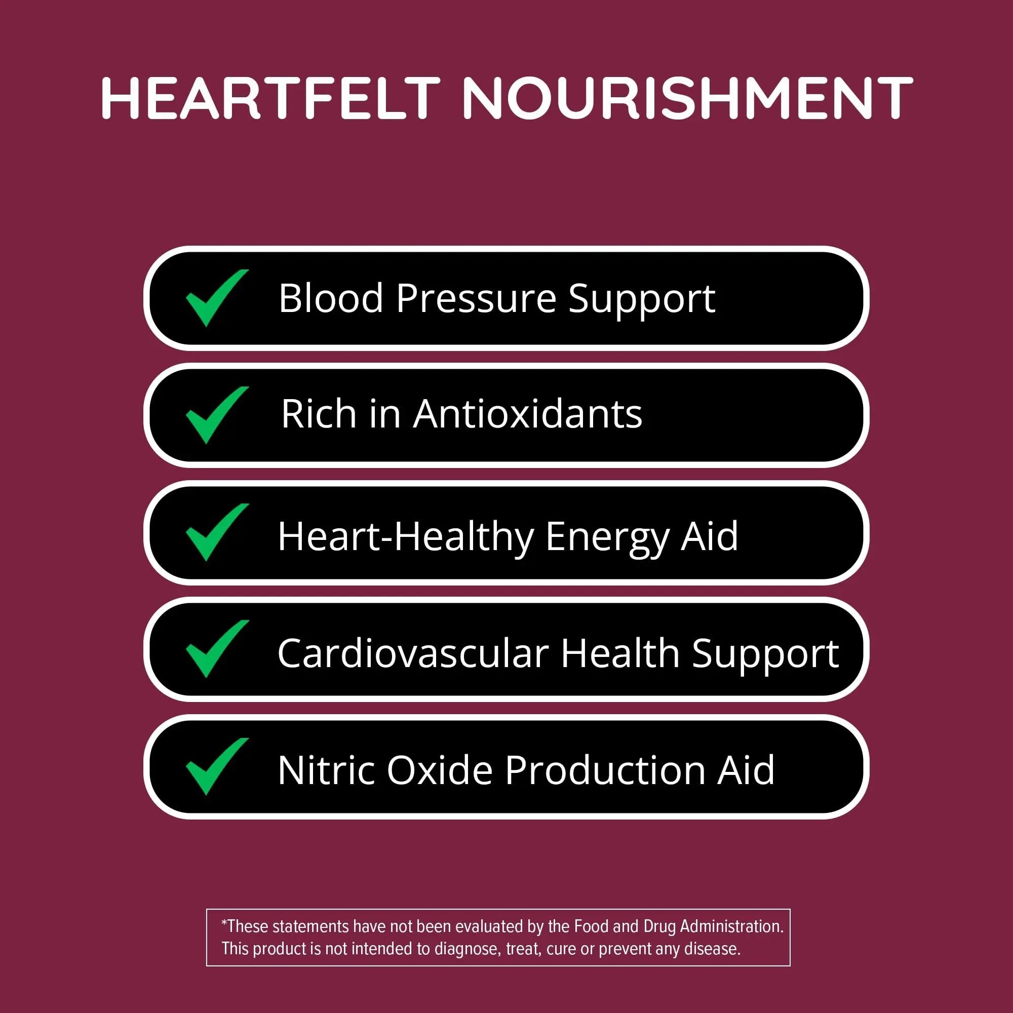 Organic Beet Root Capsules [1,300mg Superfood] - Blood Pressure Support Supplements, Beet Root Powder - Nitric Oxide Supplement, Blood Flow & Blood Circulation | Antioxidant, Brain Food | Vegan, 60 Ct