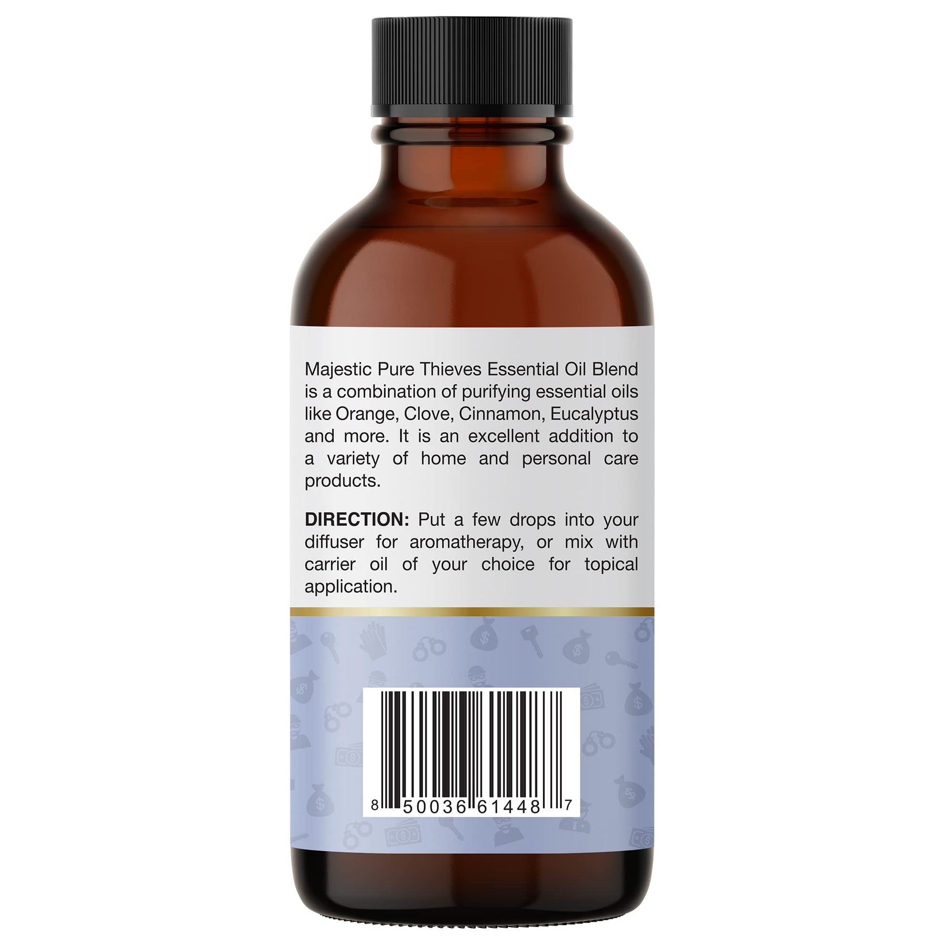 Majestic Pure Thieves Essential Oil Blend | 100% Pure Premium Oil for Uplifting Mood, DIY Products MAJESTIC PURE