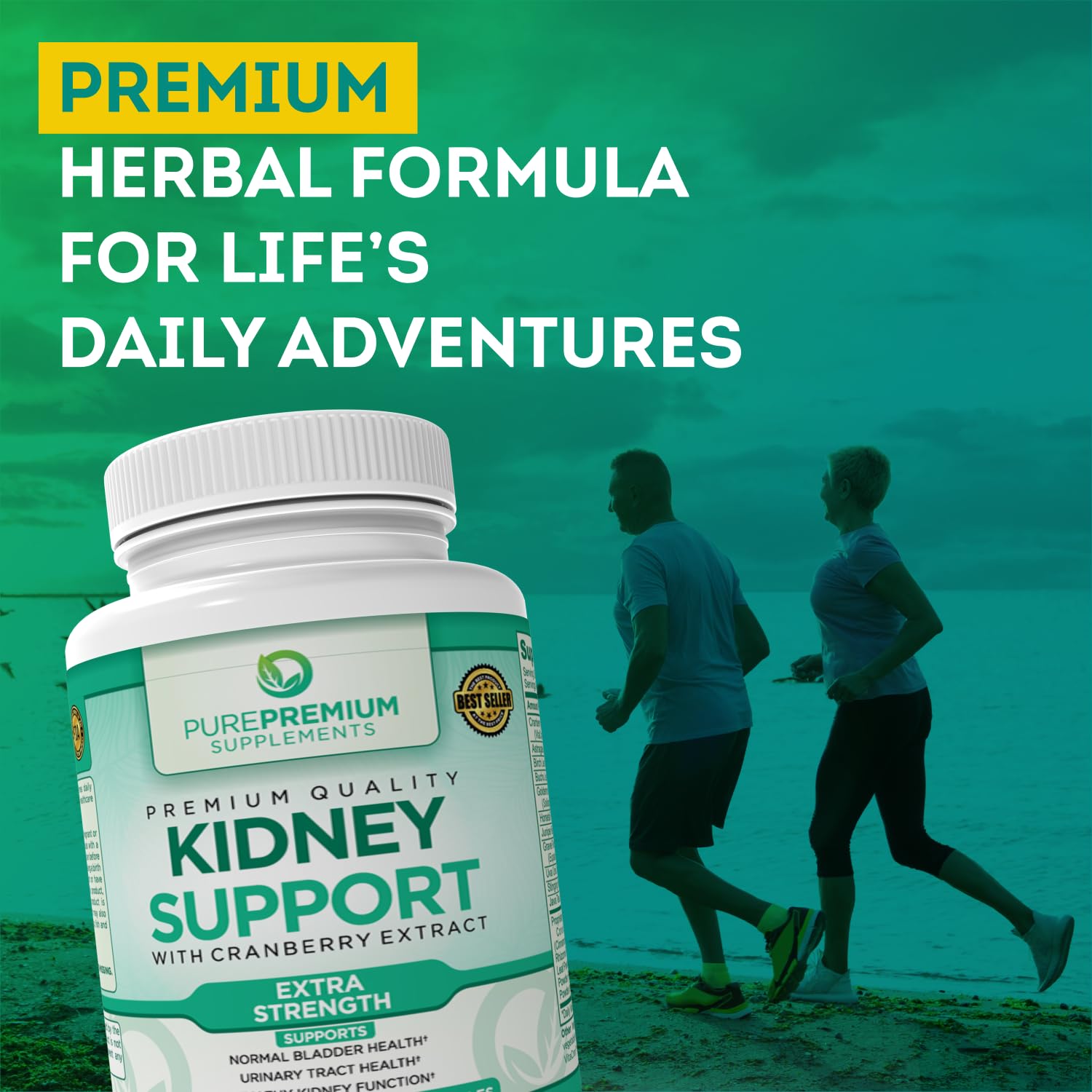 PurePremium Kidney Support Supplement for Men and Women - with Cranberry Extract PurePremium Supplements