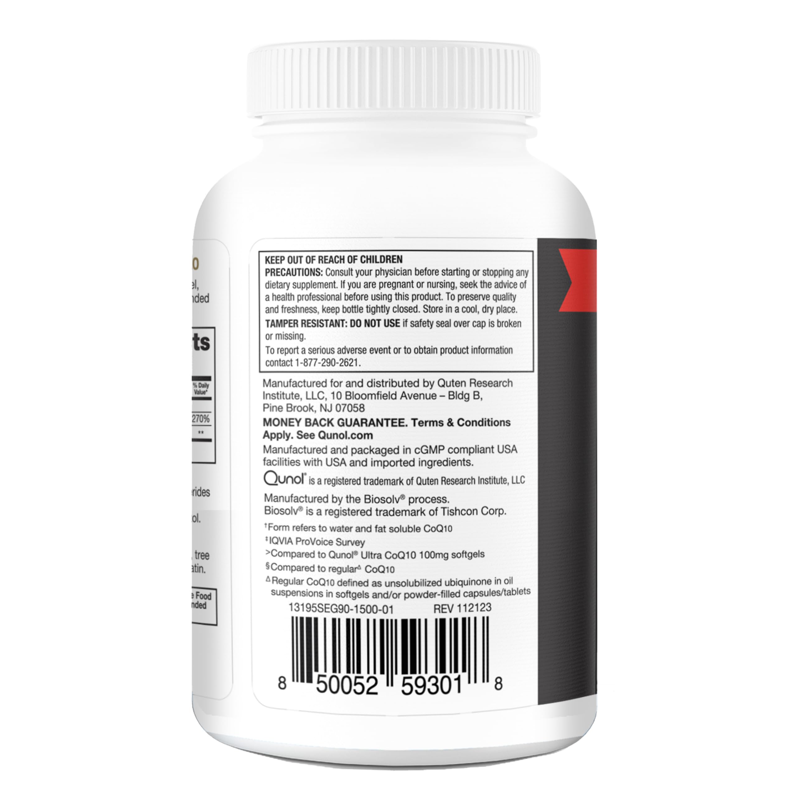 Qunol CoQ10 200mg Softgels, Ultra CoQ10 - Ultra High Absorption Coenzyme Q10 Qunol