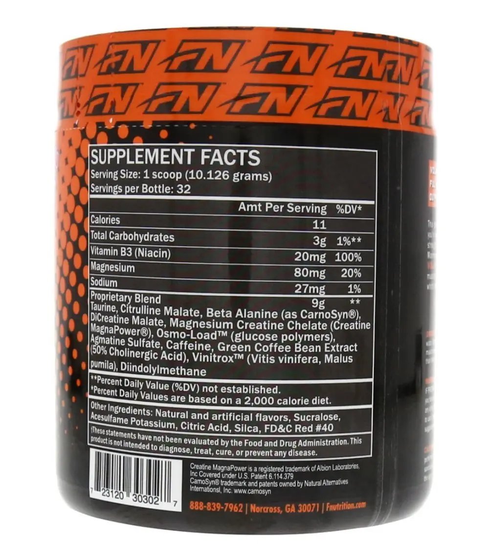 Formutech Nutrition Volatile Pre Workout, Cherry Lemonade, w/2 Forms of Creatine for Insane Muscle Pumps and Building Lean Muscle Mass 32 Servings