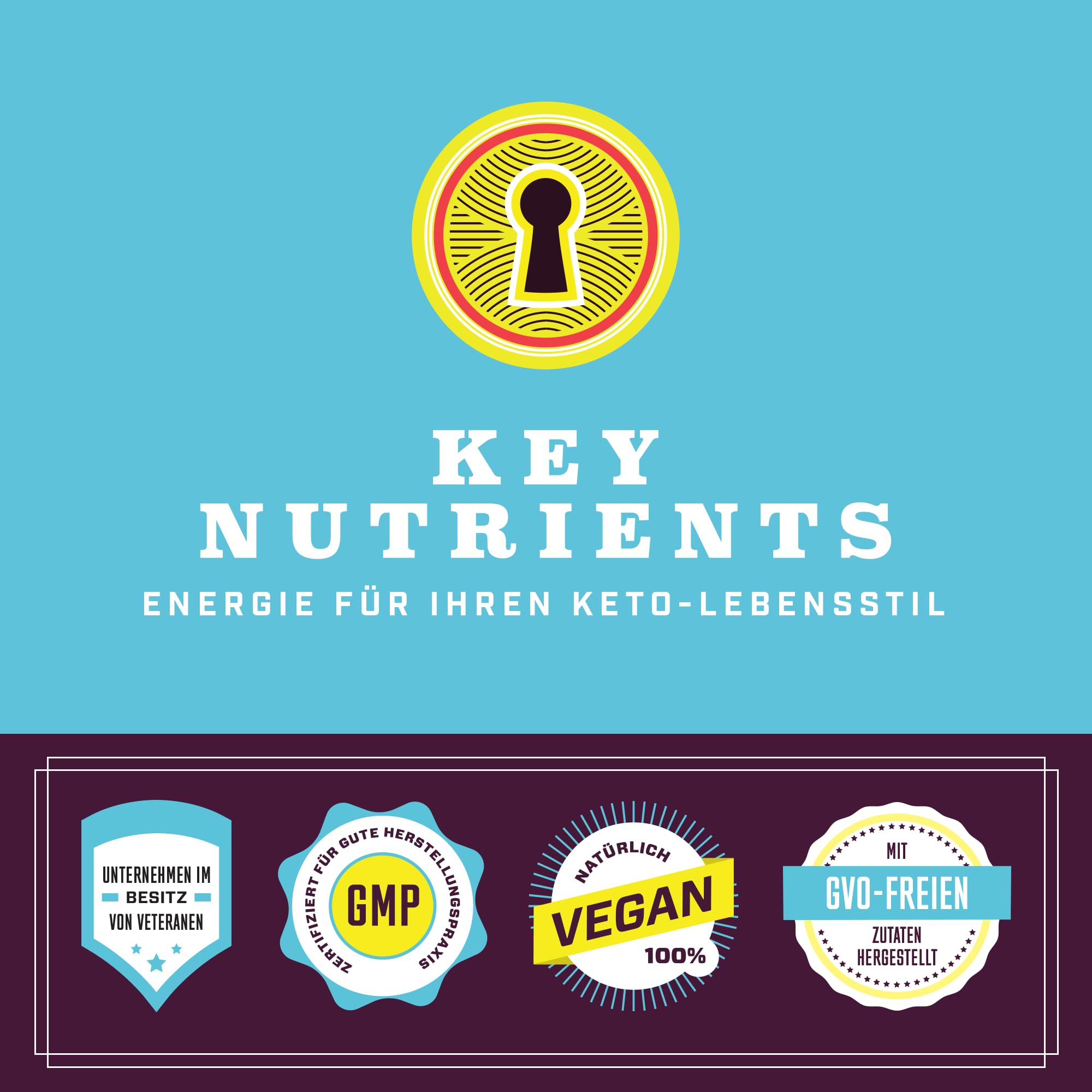 Key Nutrients Electrolytes Hydration Powder - Refreshing Lemonade Drink Mix KEY NUTRIENTS