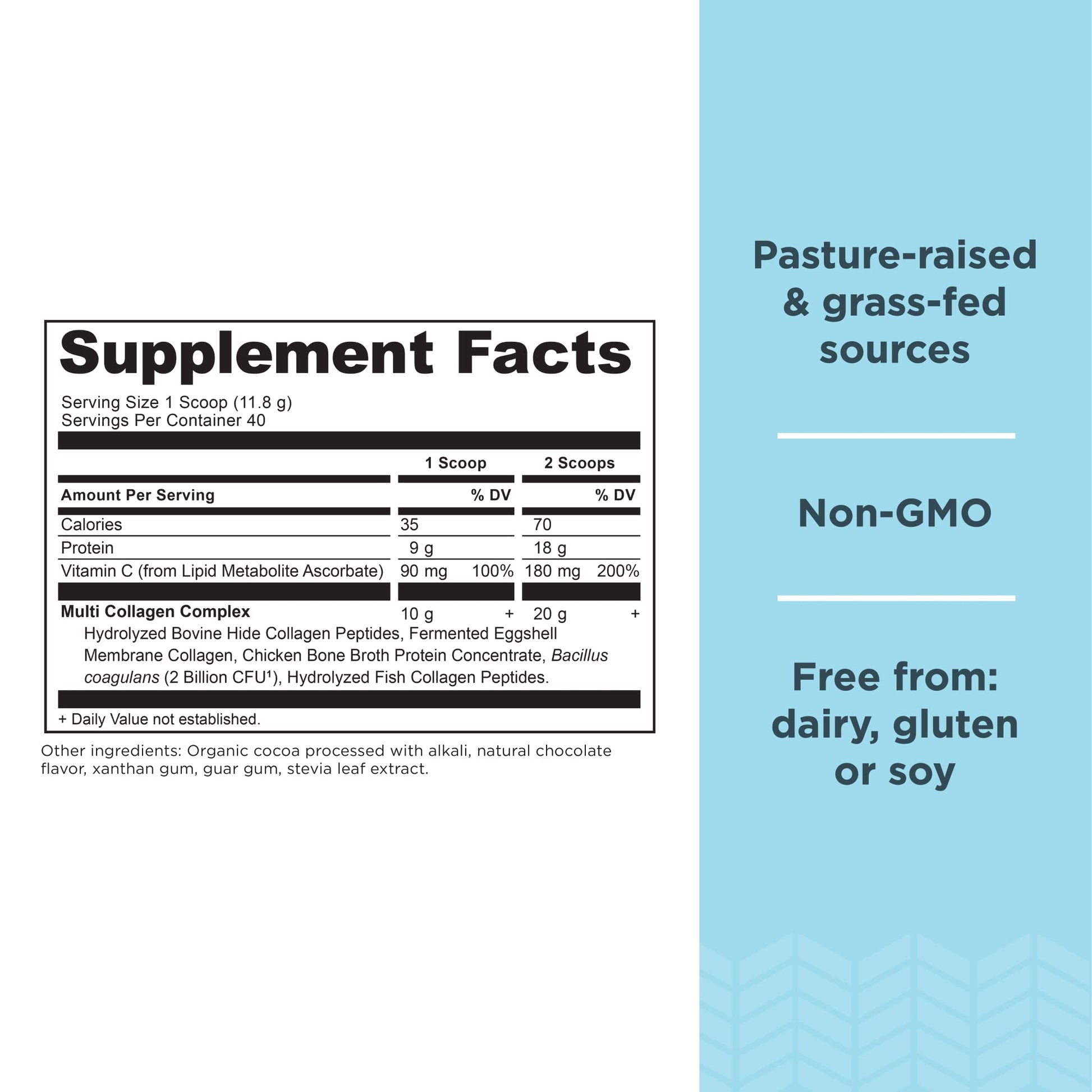 Ancient Nutrition Collagen Powder Protein, Multi Collagen Chocolate Protein Powder Ancient Nutrition