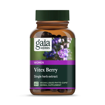 Gaia Herbs Vitex Berry (Chaste Tree) - Supports Hormone Balance & Fertility Gaia Herbs