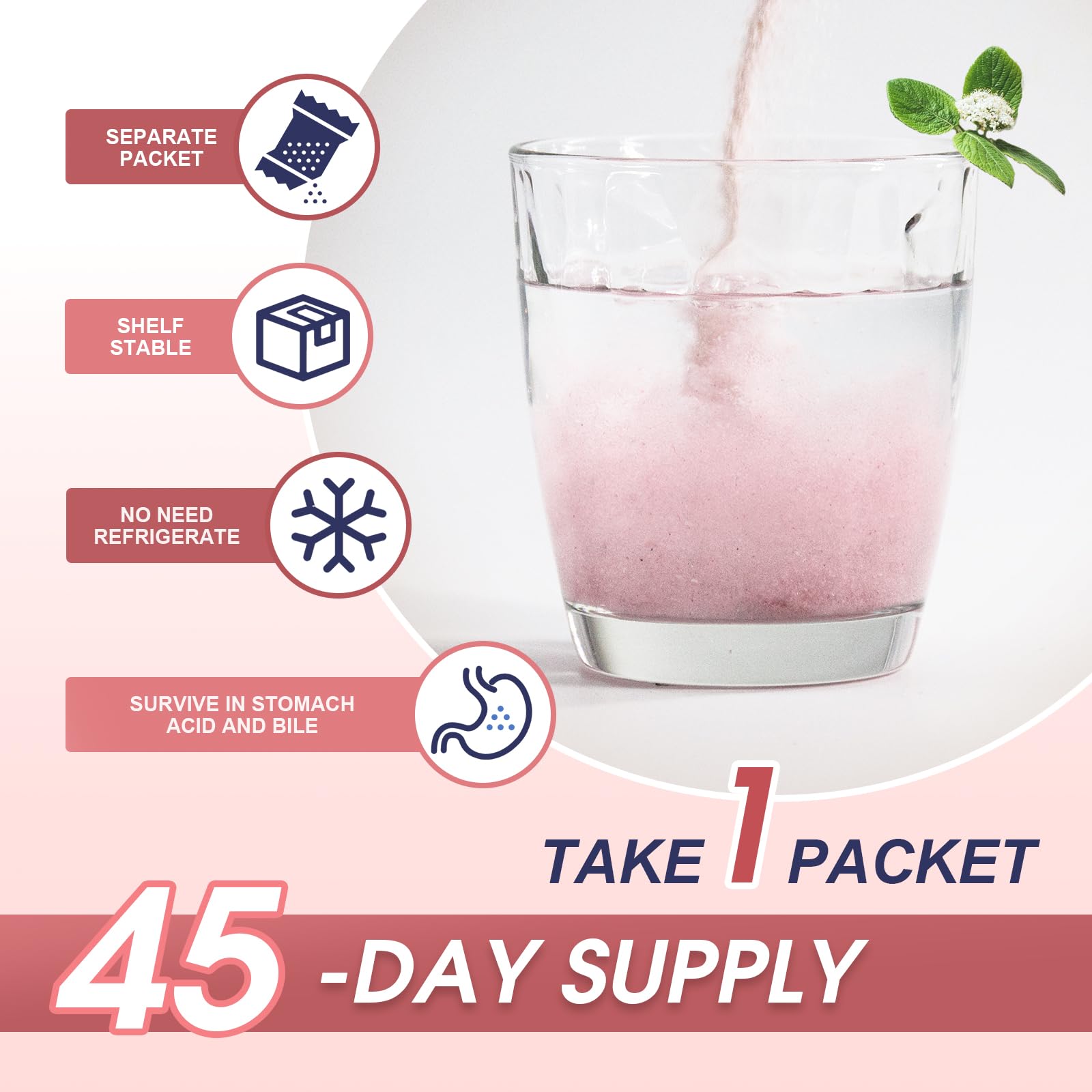 Probiotics-for-Women Prebiotics-and-Probiotics-Powder, 100-Billion-CFUs 45-Day-Supply NATURE TARGET