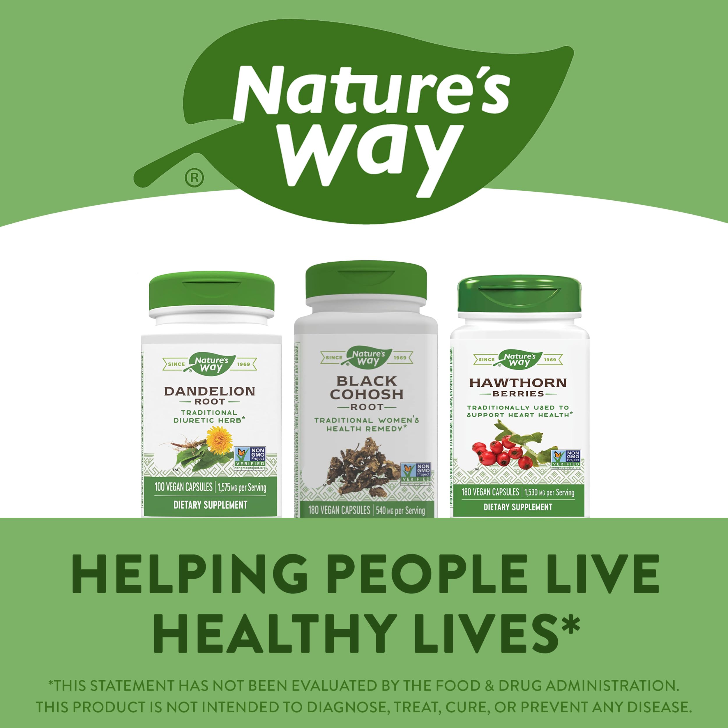 Nature's Way Black Cohosh Root, Traditional Support for Women's Health*, 540 mg Nature's Way