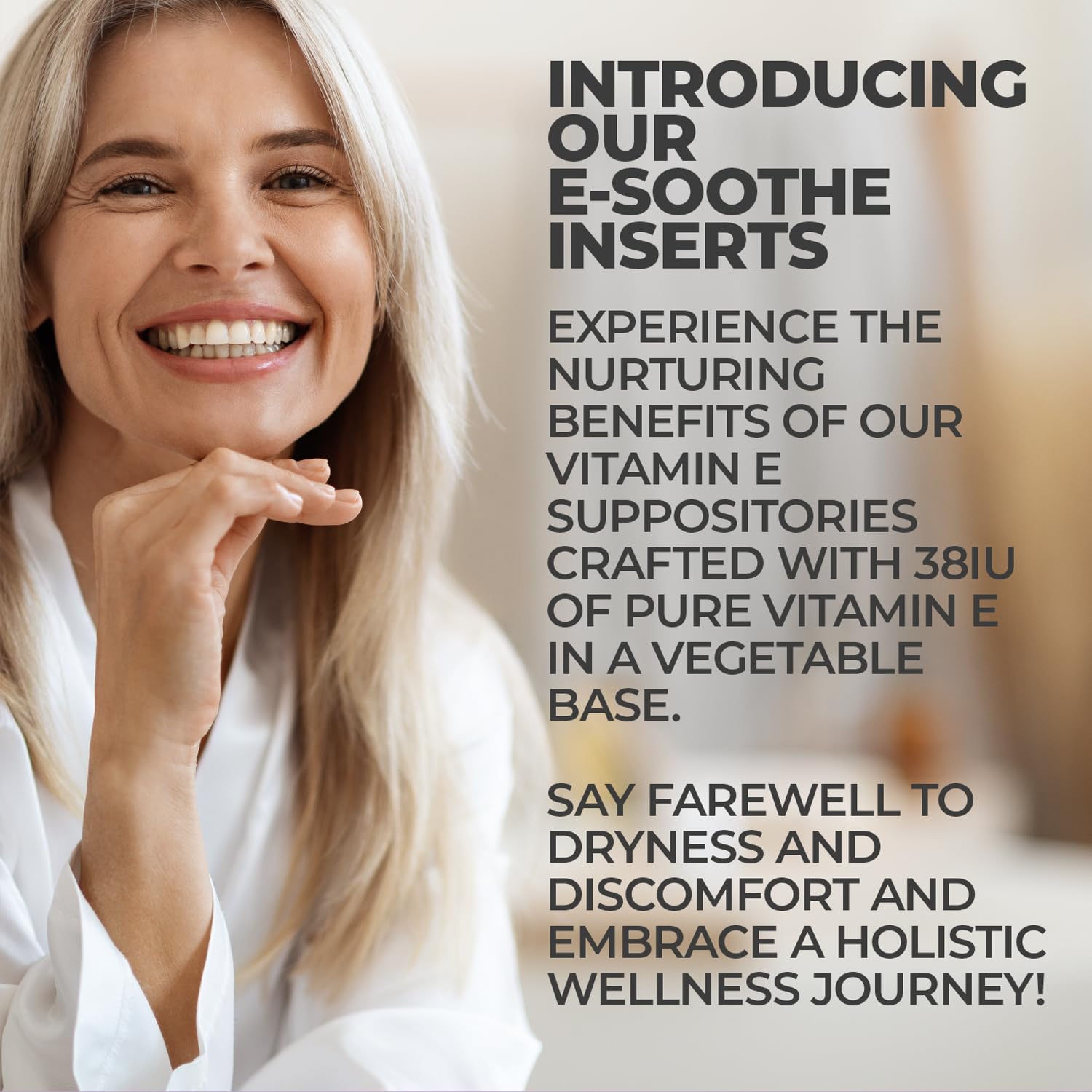 NewLife Naturals Vitamin E Suppositories 38IU - Vaginal Dryness Irritation Menopause Atrophy Relief NewLife Naturals