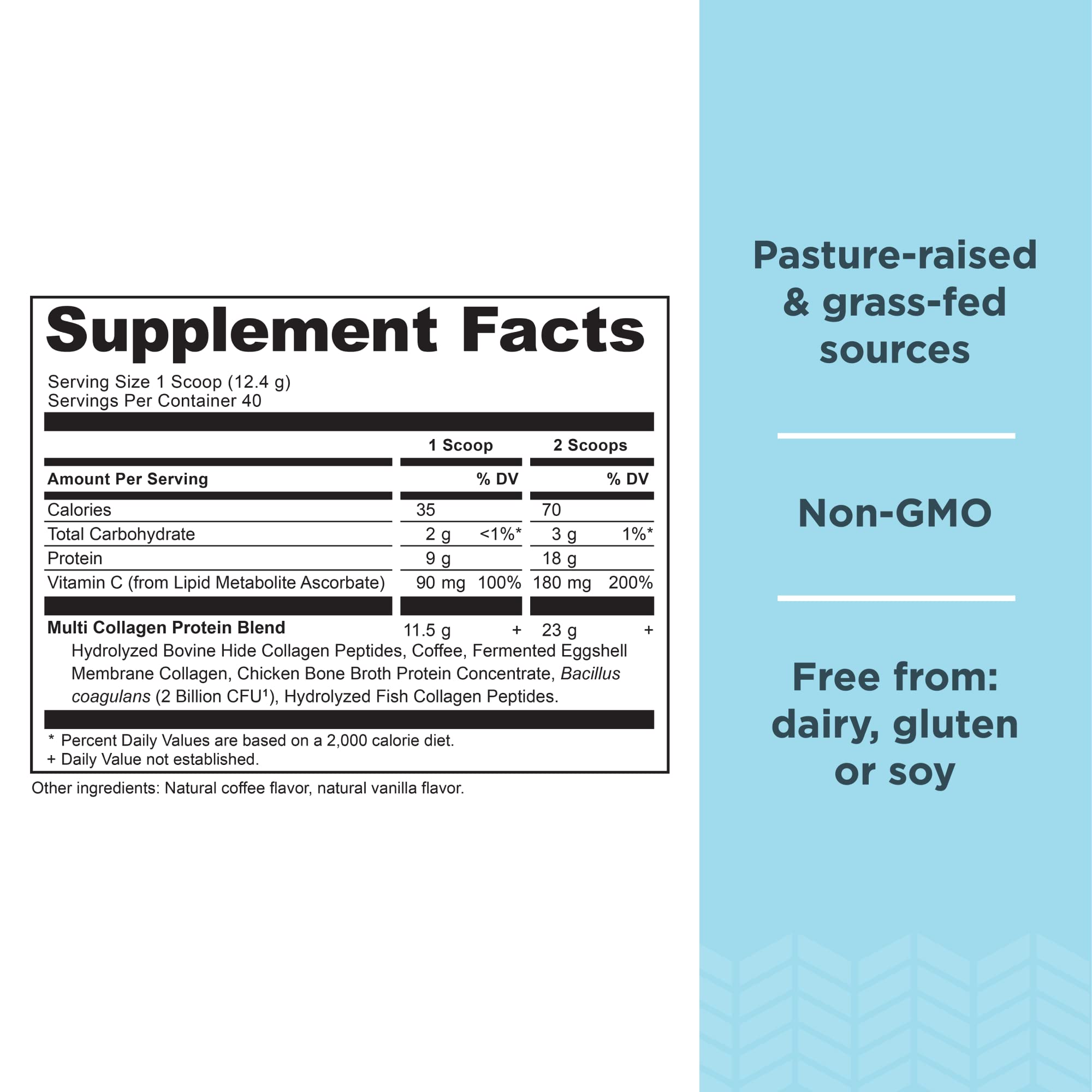 Ancient Nutrition Hydrolyzed Collagen Peptides Powder, Cold Brew Multi Collagen Protein Ancient Nutrition