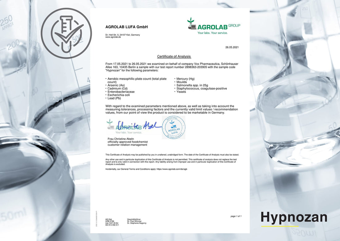 Hypnozan. 60 Easy Nights in Every Pack - 60 Capsules, Just One Before Bed. Natural 