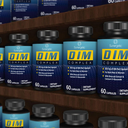Sunergetic Premium DIM Supplement– 150mg DIM (diindolylmethane), Broccoli