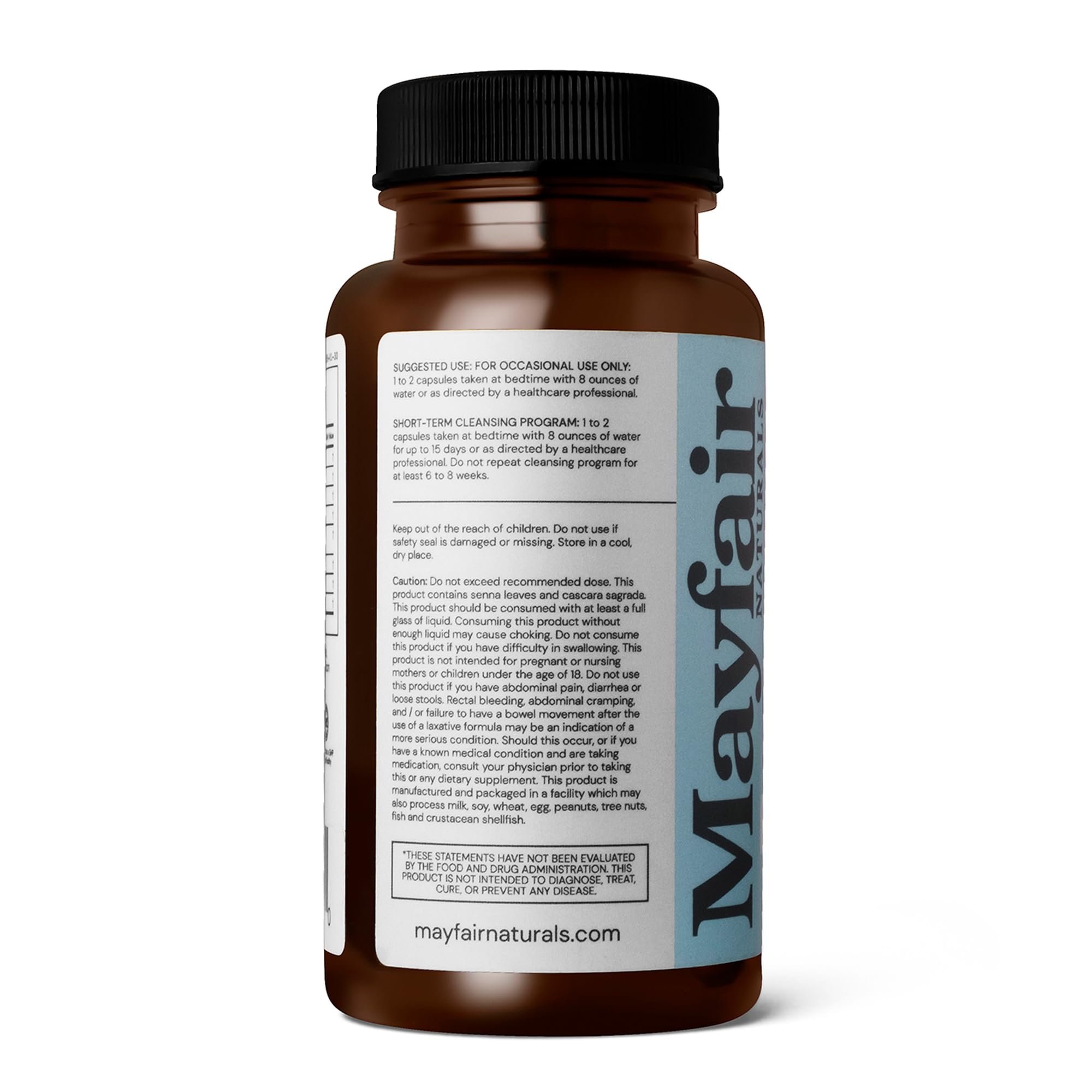Mayfair Naturals 15 Day Cleanse Colon Detox, Dietary Supplement, 30 Capsules, Natural Laxative Mayfair Naturals