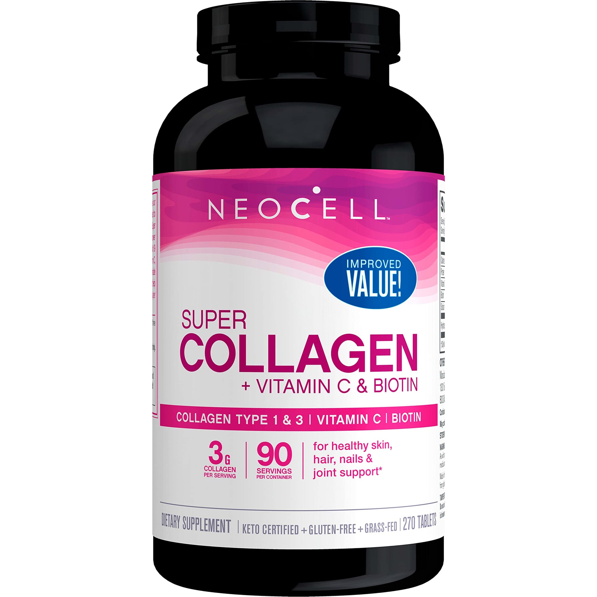 NeoCell Super Collagen Powder, 10g Collagen Peptides per Serving & Super Collagen NeoCell