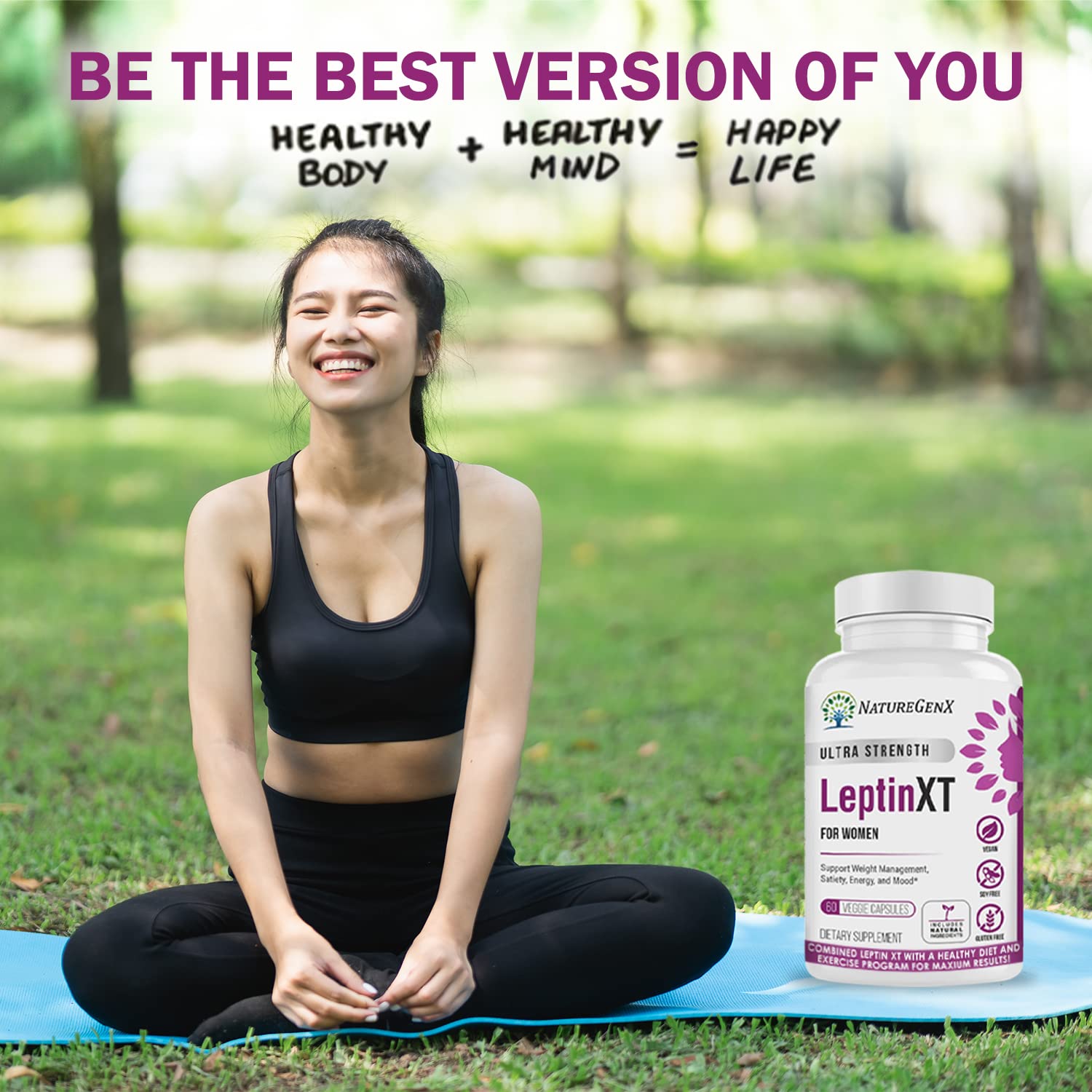 NatureGenX LeptinXT - Leptin Supplements for Weight Loss for Women - Extra Strength NatureGenX