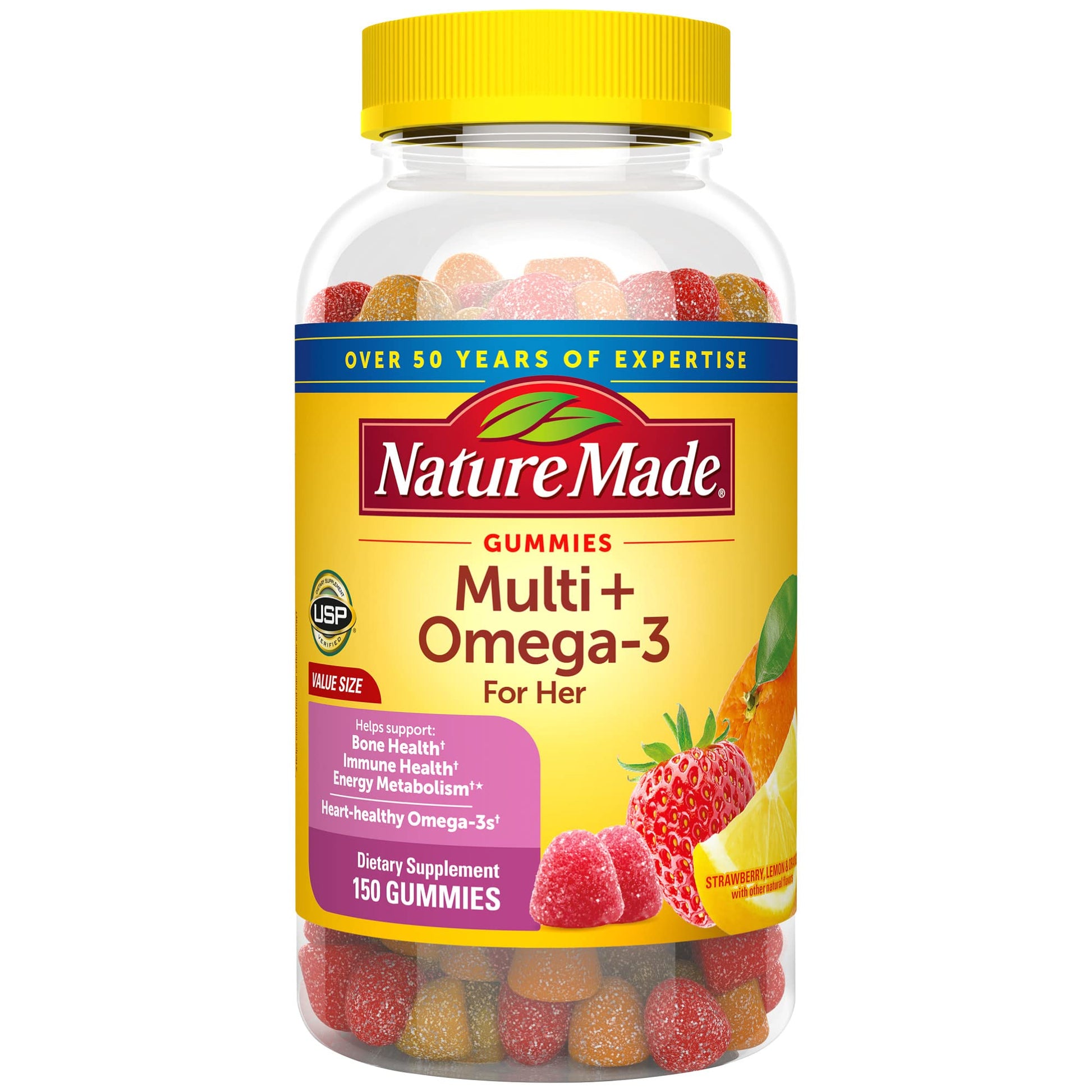 Nature Made Womens Multivitamin with Omega-3, Multivitamin for Women