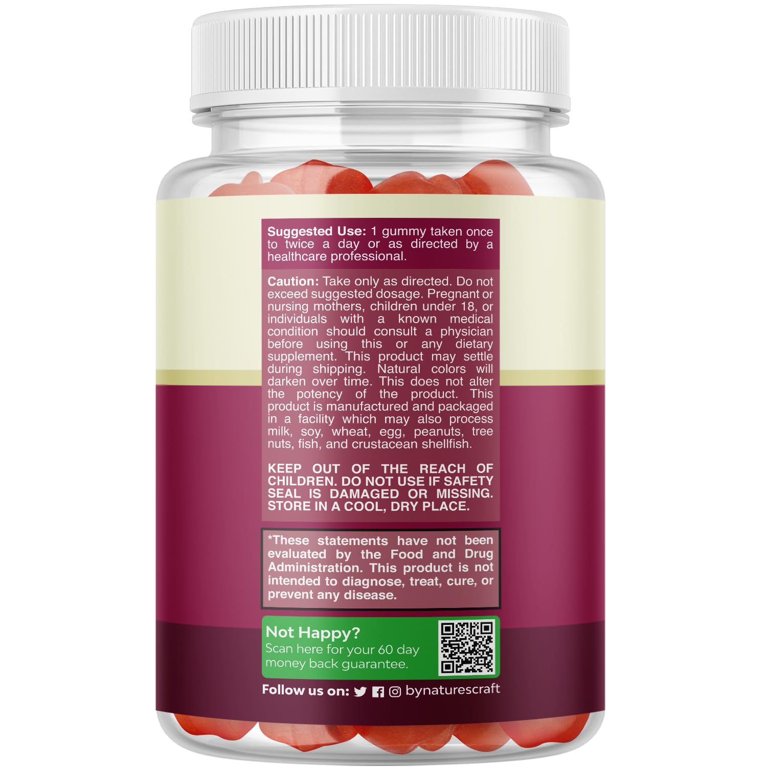ACV Apple Cider Vinegar Gummies - Natural Energy Supplement ACV with Mother Bio Sense