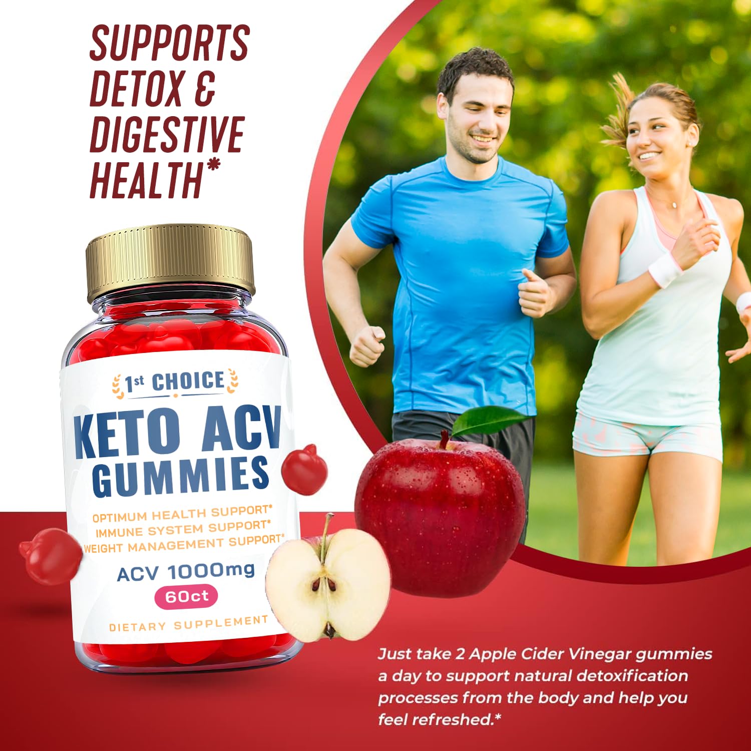 Ark Labs (2 Pack) 1st Choice Keto Gummies, 1st Choice ACV Gummies, 1st Choice Keto ACV Ark Labs