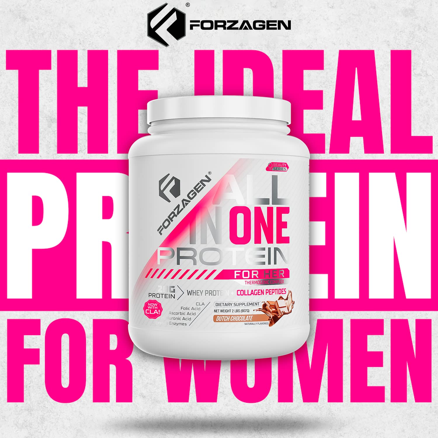 Forzagen Protein Powder for Women - Protein Shake With Collagen Powder for Women Forzagen
