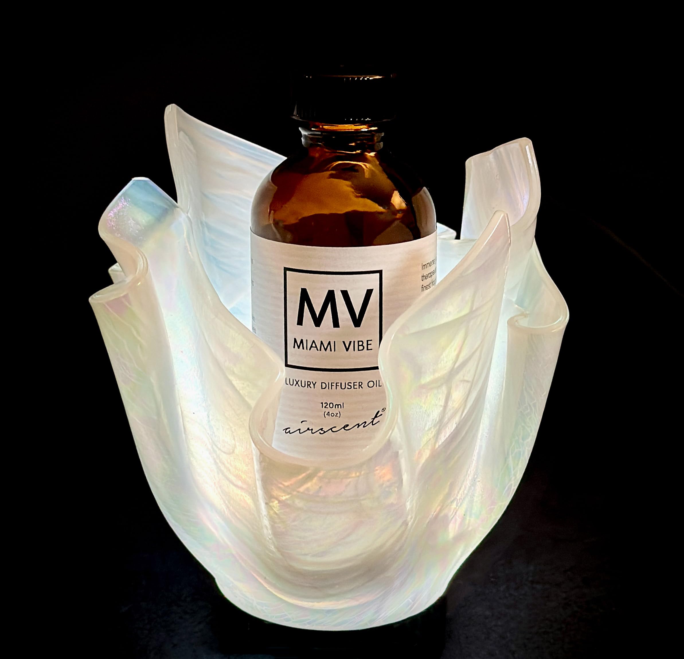 Miami Vibe Diffuser Oil - Air-Scent Fragrance for Aroma Oil Diffusers - 120 Milliliter (4 fl oz) Bottle Air-Scent