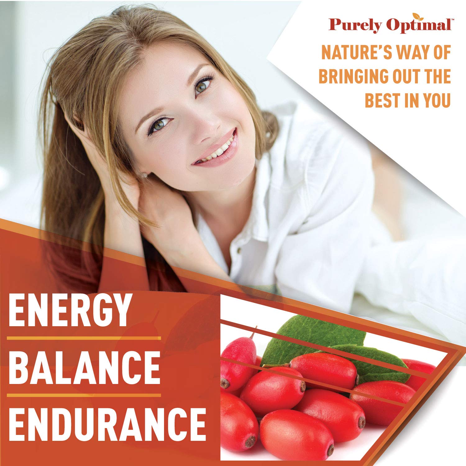 Purely Optimal Premium Berberine Supplement - 1200mg Berberine HCl, Non-GMO Purely Optimal