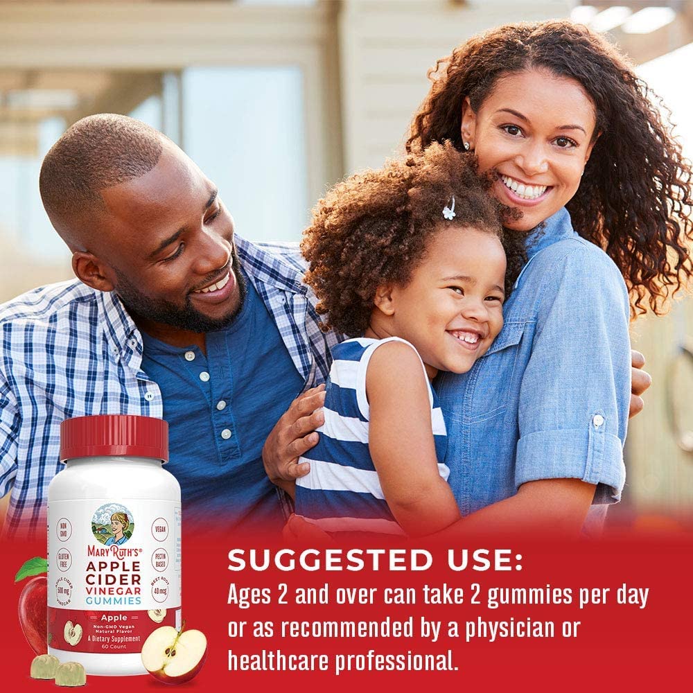 MaryRuth's Apple Cider Vinegar Gummies | ACV Gummies for Immune Support | Vegan MaryRuth Organics