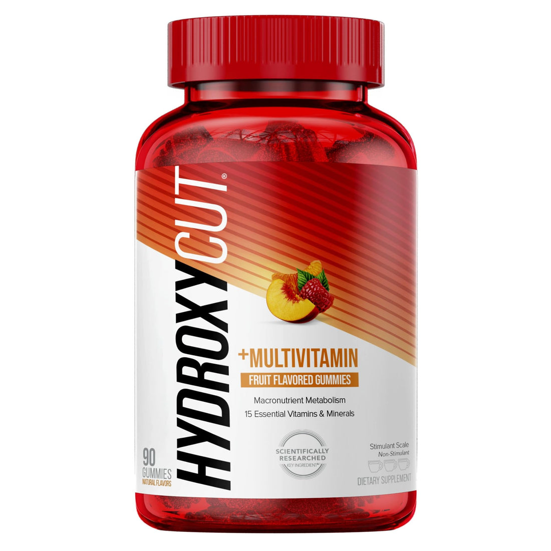Hydroxycut Caffeine-Free Gummy for Women & Men 15 Essential Vitamins Hydroxycut