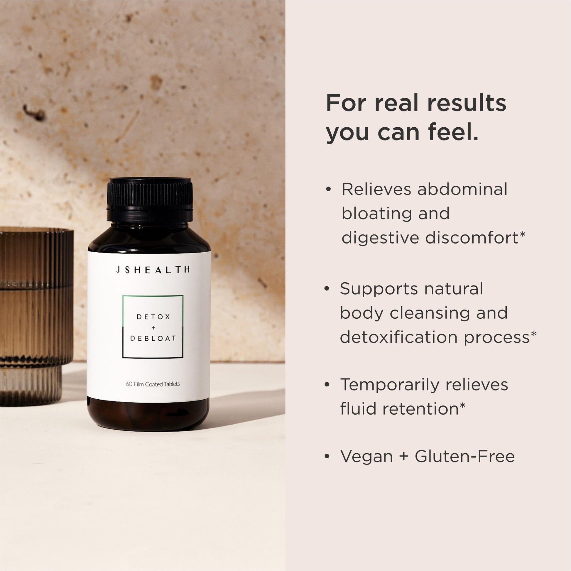 JSHealth Vitamins Detox and Debloat Liver Health Formula | Liver Detox Pills | Debloating JSHealth