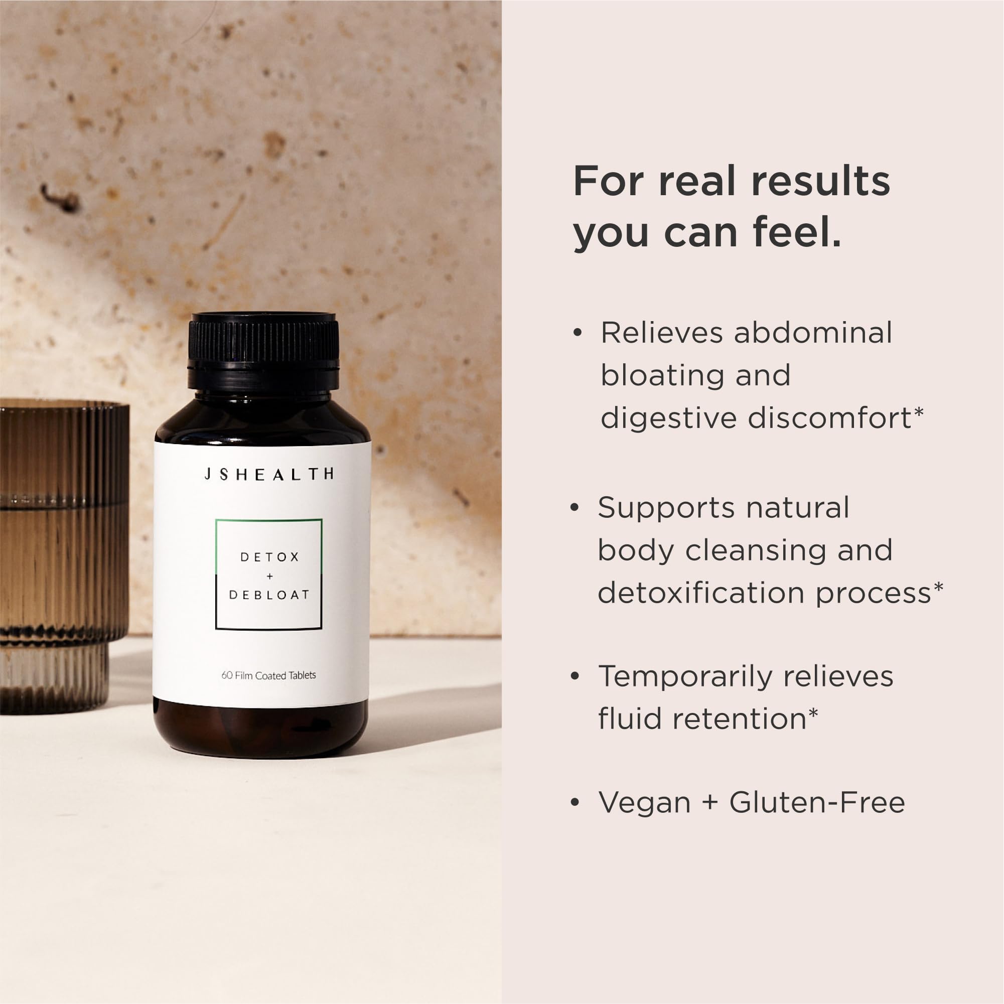 JSHealth Vitamins Detox and Debloat Liver Health Formula | Liver Detox Pills | Debloating JSHealth