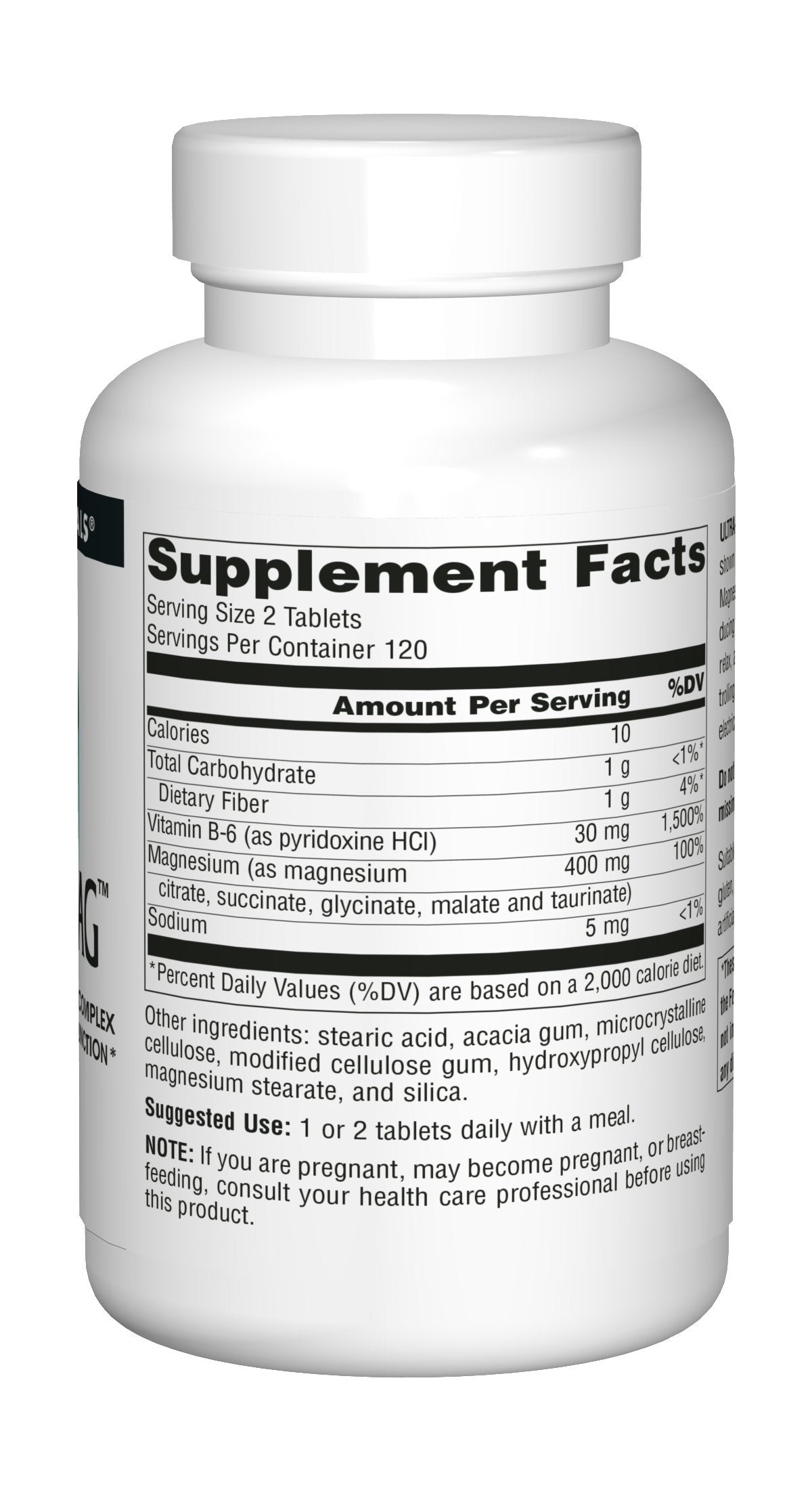 Source Naturals Ultra-Mag High-Efficiency Magnesium Complex - Maintains Muscle Source Naturals