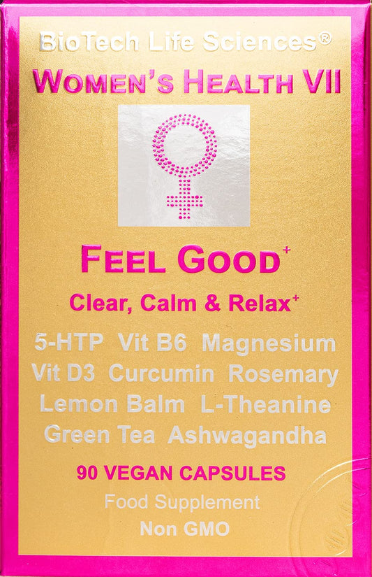 Feel Good, Calm Clear & Relax, Increase Serotonin & Reduce Cortisol + Menopause Support Women's Health