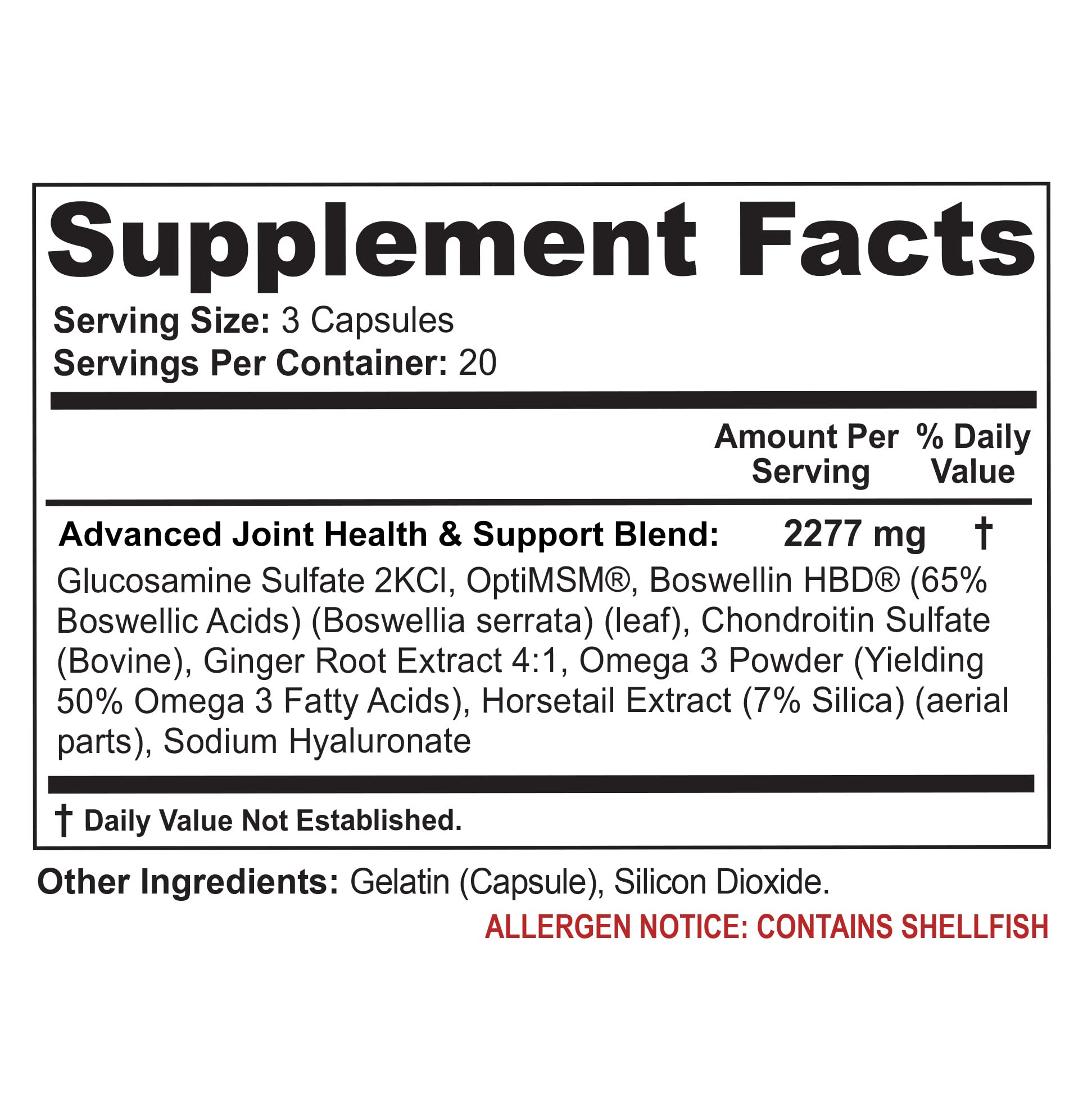 Flexacil Ultra (3 Bottles) Maximum Strength Joint Health & Support Supplement | Glucosami Flexacil Ultra