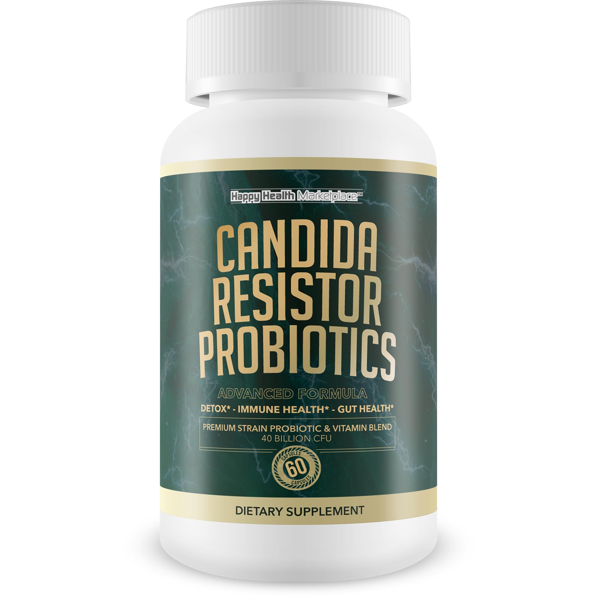 Candida Resistor Probiotics - Our Best Candida Support Capsules - Our Pills for Candida