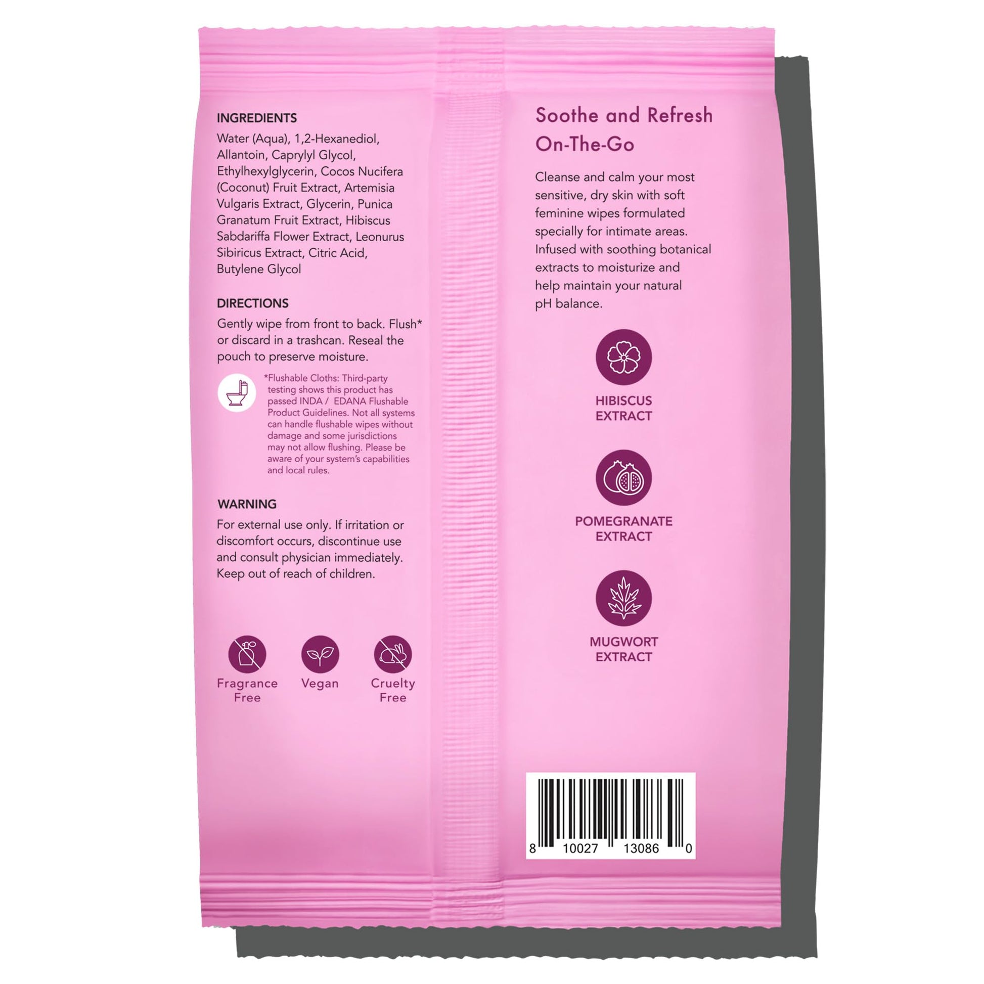 Rael Feminine Wipes, Soothing Wipes for Women - pH Balance, Clean Ingredients, All Skin Types Rael
