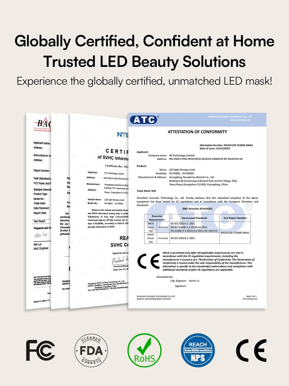 INIA GLOW Light Therapy Mask for Face, LED Mask with Red Blue Green Light and Advanced Near-Infrared