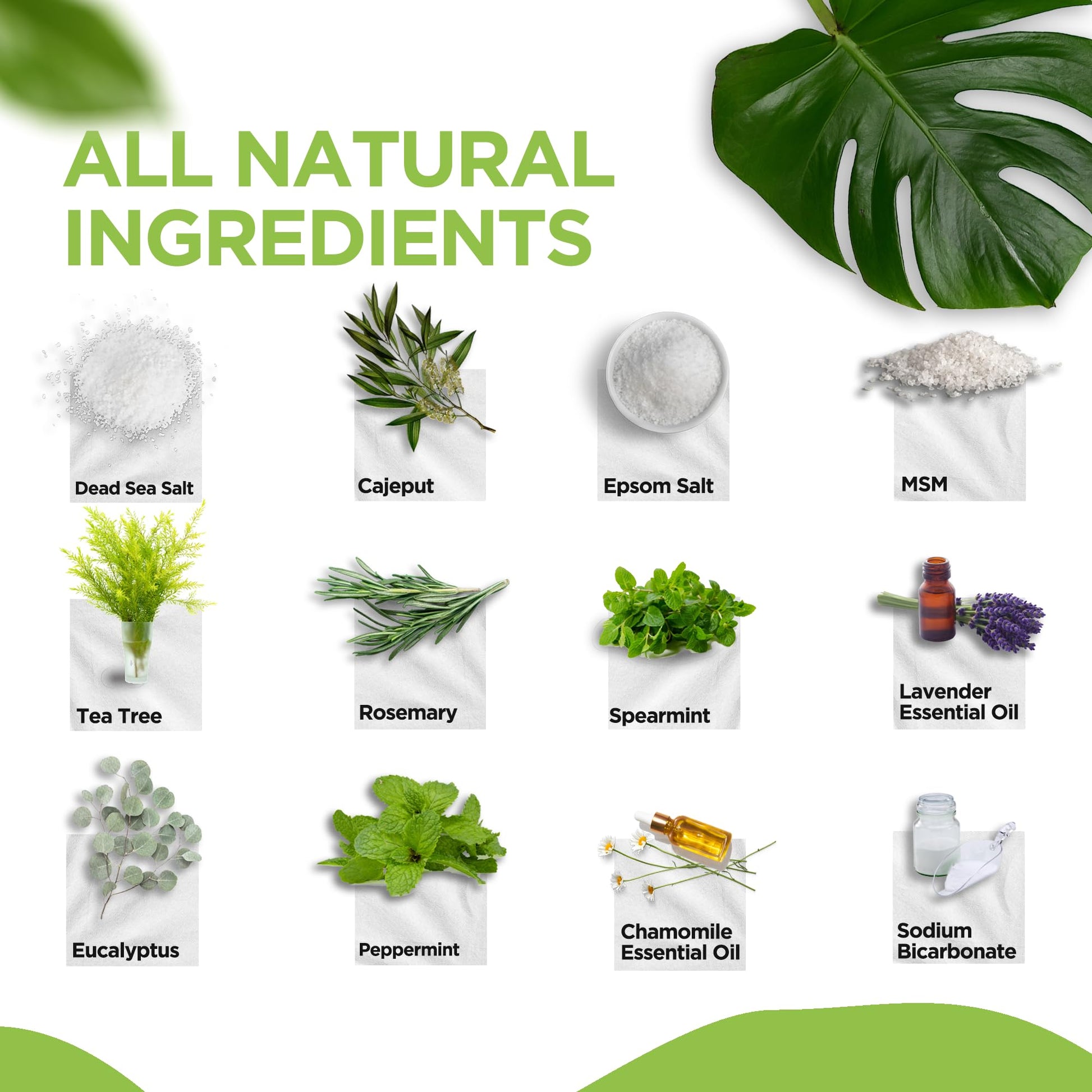 Tea Tree Oil Foot Soak with Epsom Salt - Made in USA - for Toenail Athletes Foot DAILY REMEDY