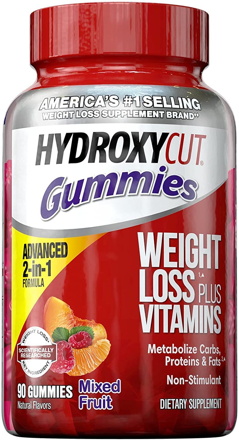 Hydroxycut Caffeine-Free Gummy for Women & Men | 15 Essential Vitamins & Minerals Hydroxycut