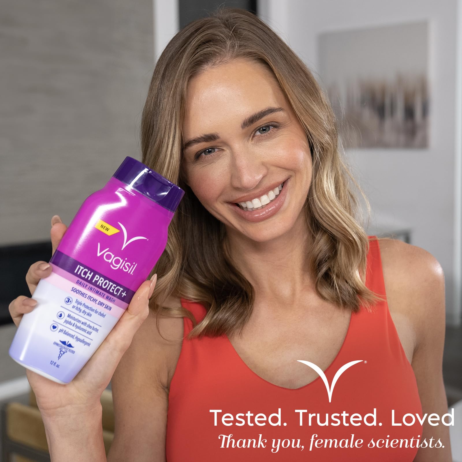 Vagisil Feminine Wash for Intimate Area Hygiene and Itchy, Dry Skin, Itch Protect+ Crème Wash Vagisil
