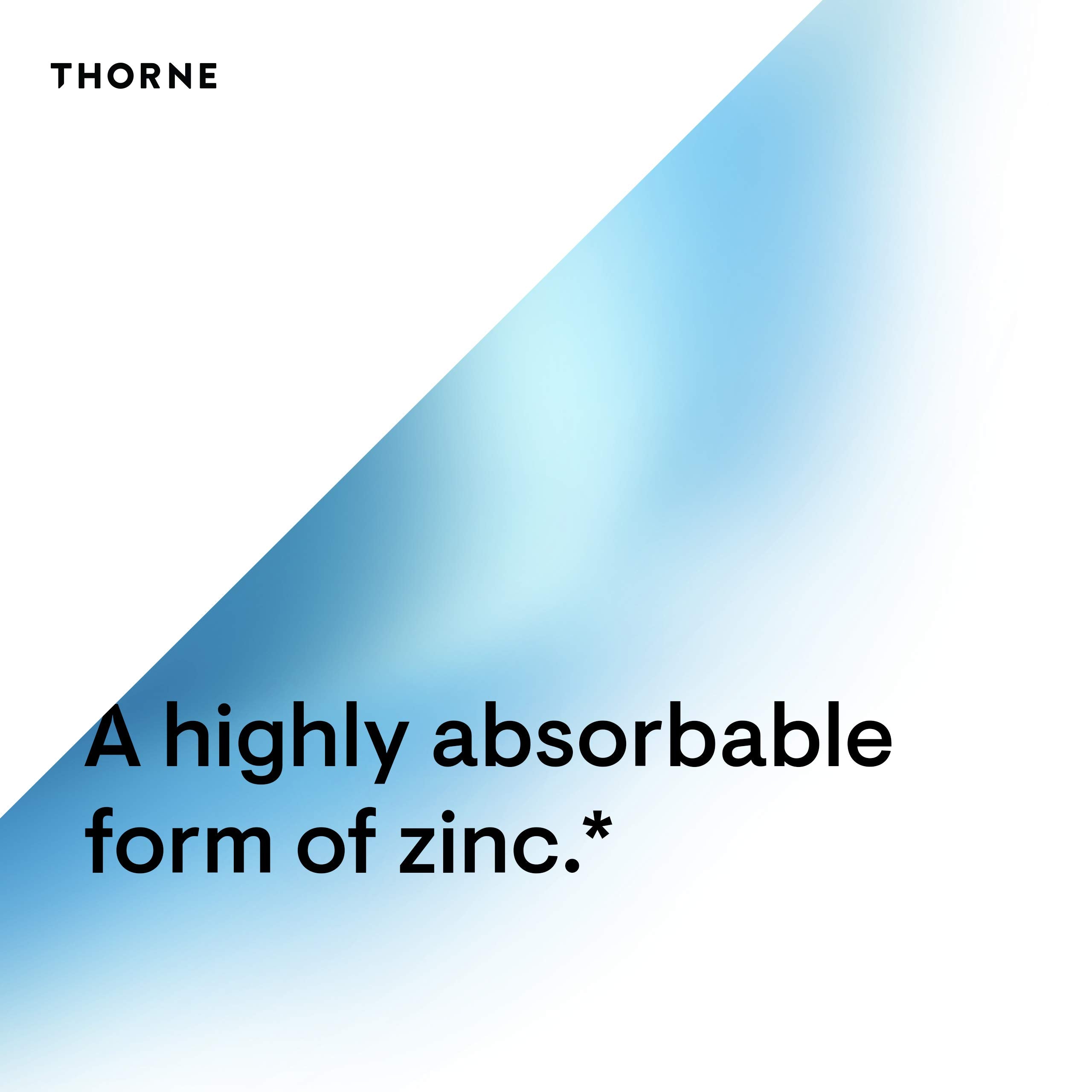 Thorne Zinc Picolinate 15mg - Highly Absorbable Zinc Supplement - Supports Wellness THORNE
