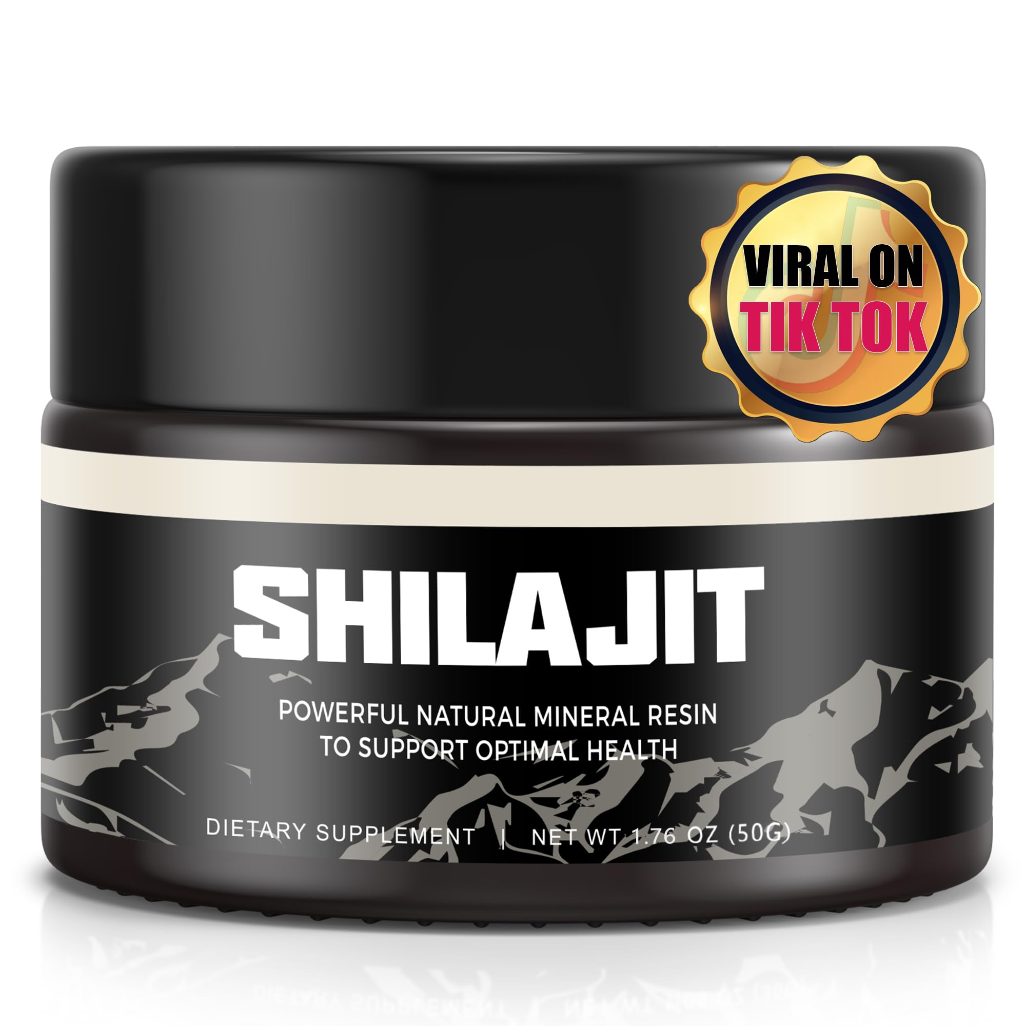 Shilajit Pure Himalayan Organic Shilajit Resin - Gold Grade 100% Shilajit Supplement