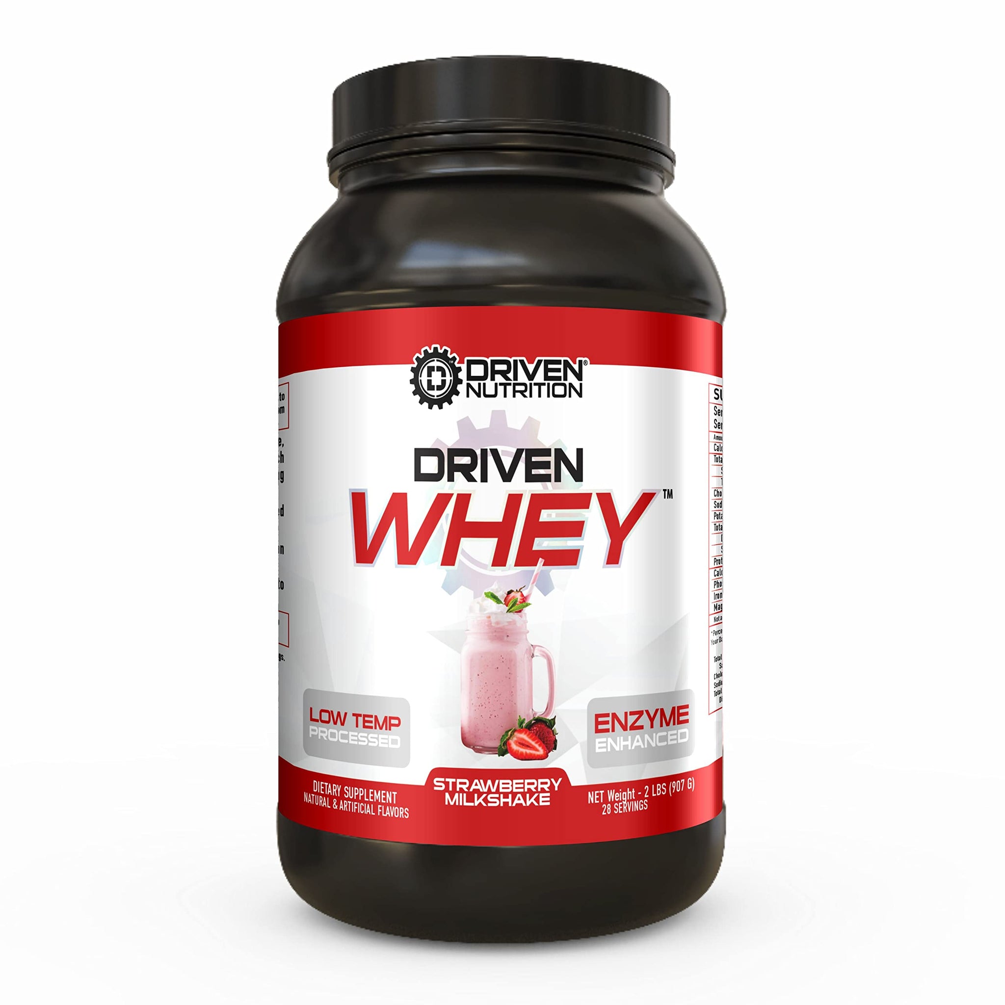 Driven WHEY- Grass Fed Whey Protein Powder: Delicious, Clean Protein Shake- Improve 