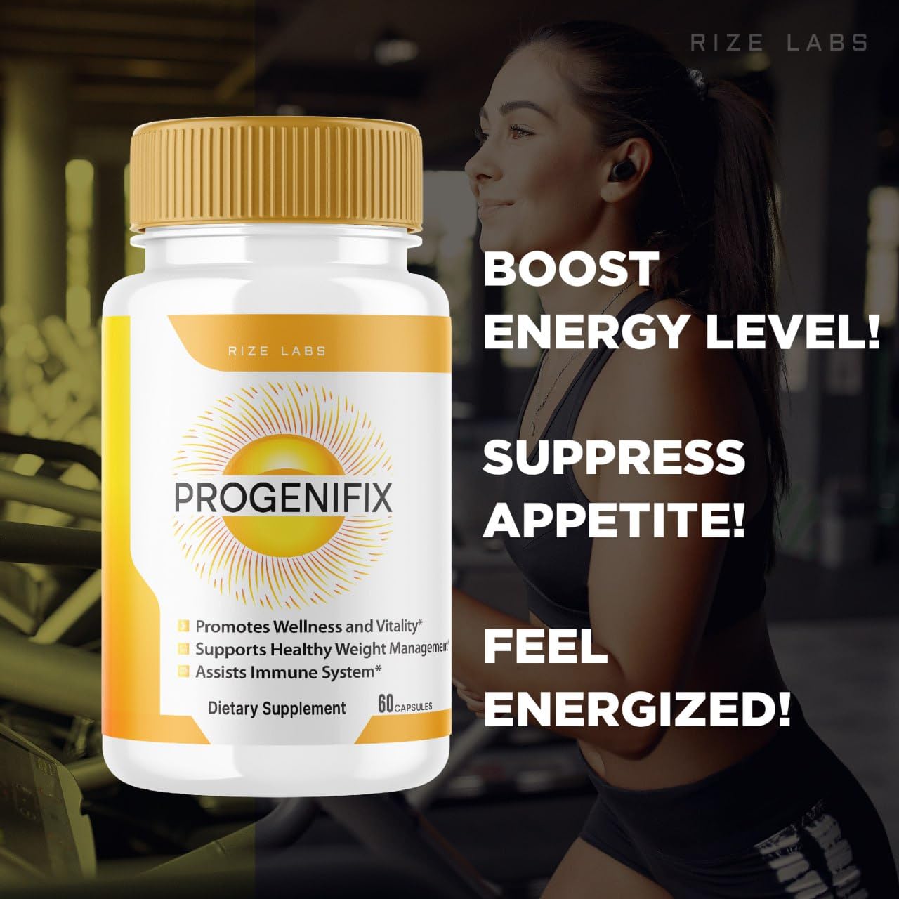 rize labs (2 Pack) Progenifix Weight Loss Supplement, Progenifix Capsules Total Body Wellness rize labs