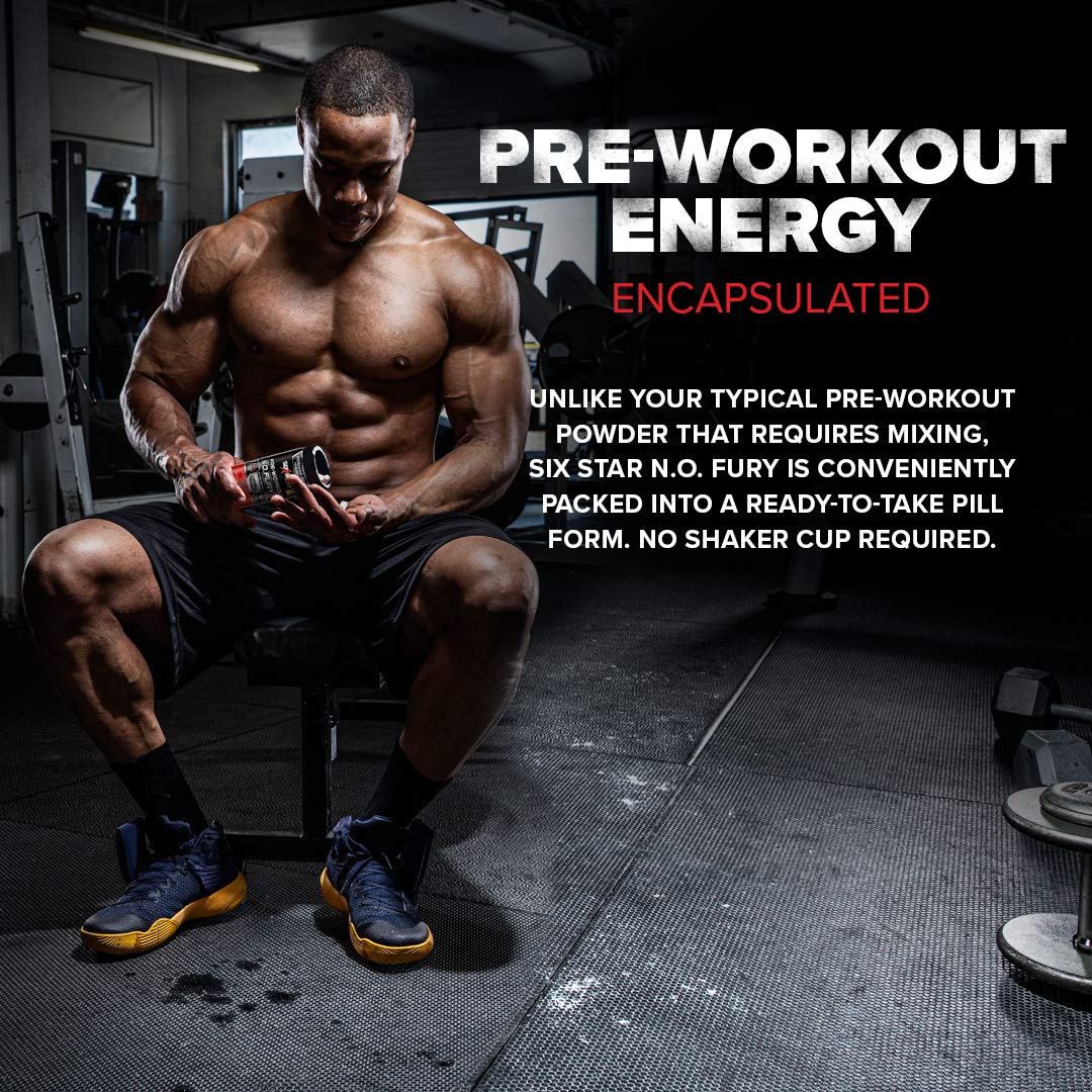 Six Star Nitric Oxide Supplement Nitric Oxide Fury Pre-Workout Pre Workout Nitric Oxide Six Star