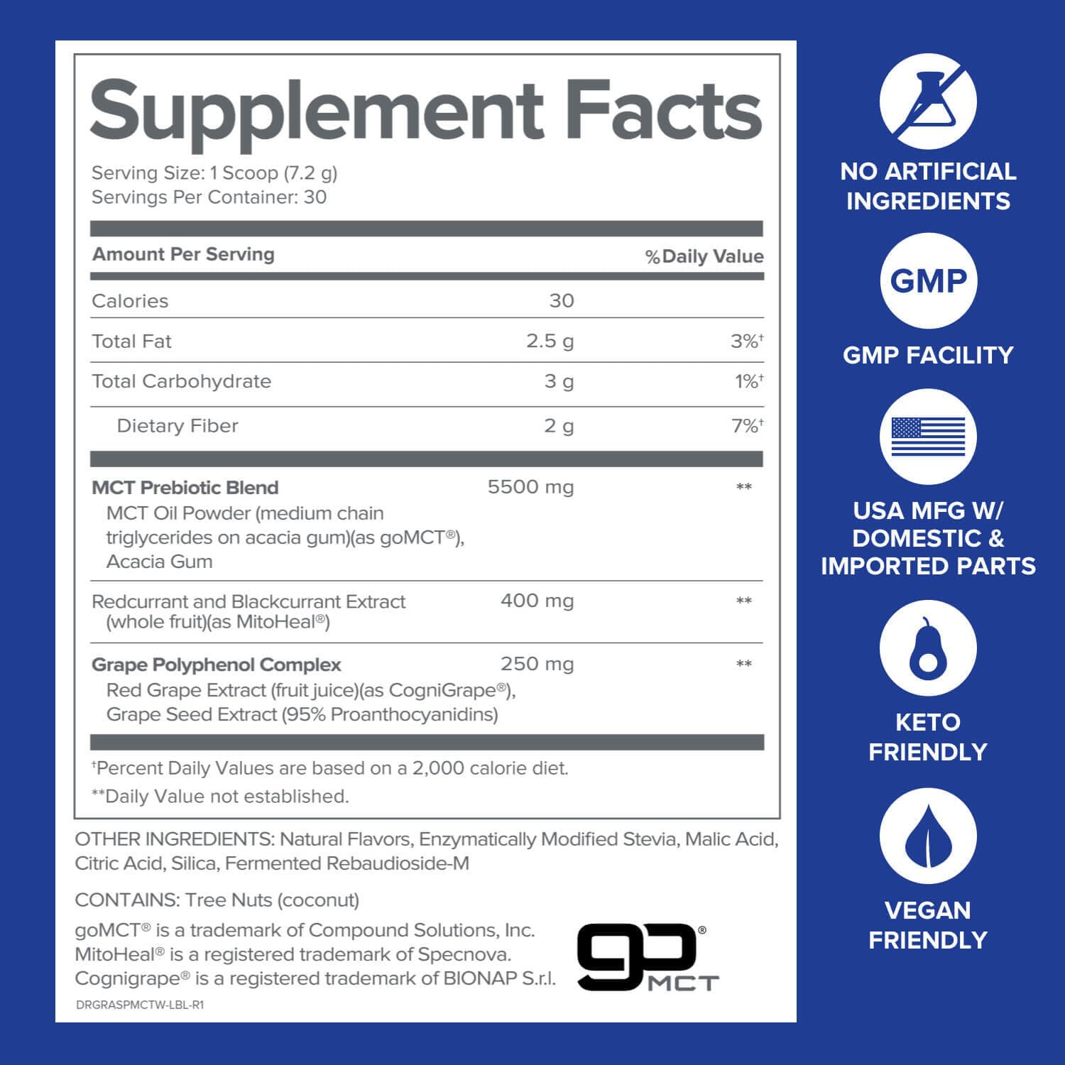 Gundry MD MCT Wellness Powder to Support Energy, Ketone Production and Brain Health Gundry MD